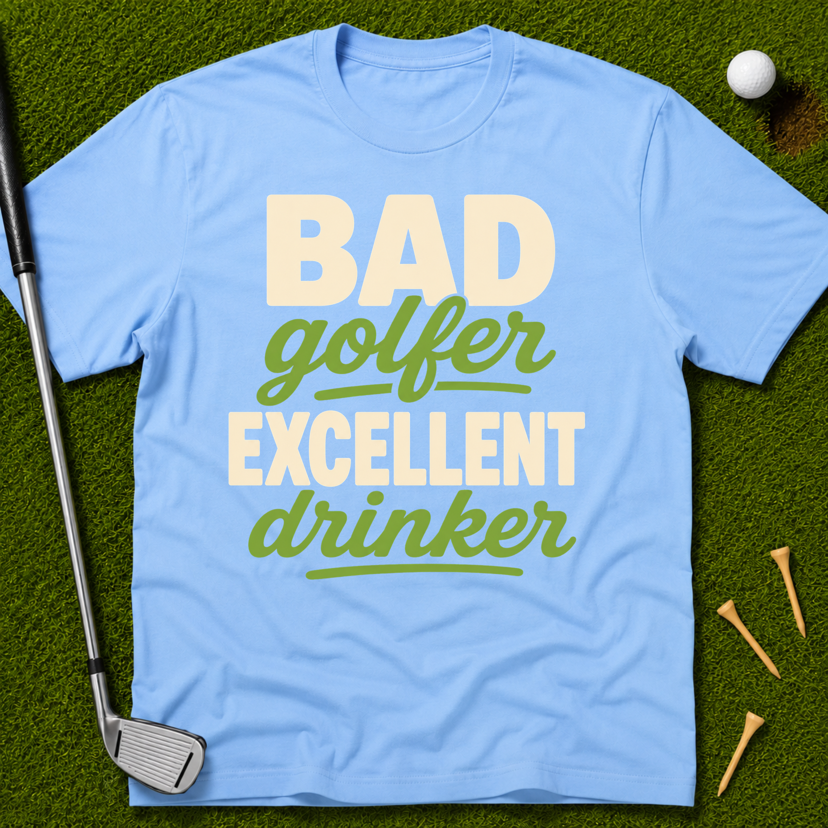 Bad Golfer Excellent Drinker T-Shirt