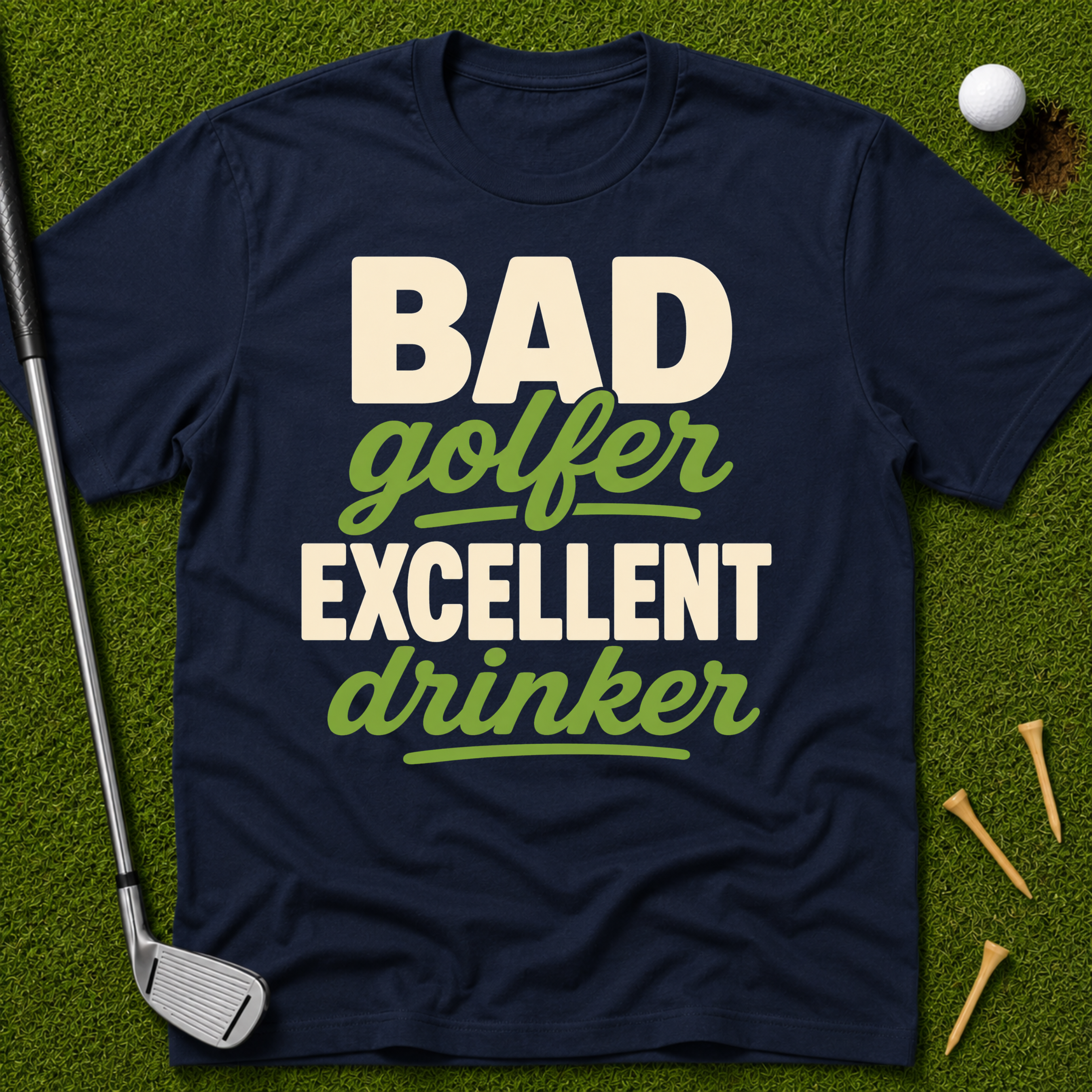 Bad Golfer Excellent Drinker T-Shirt