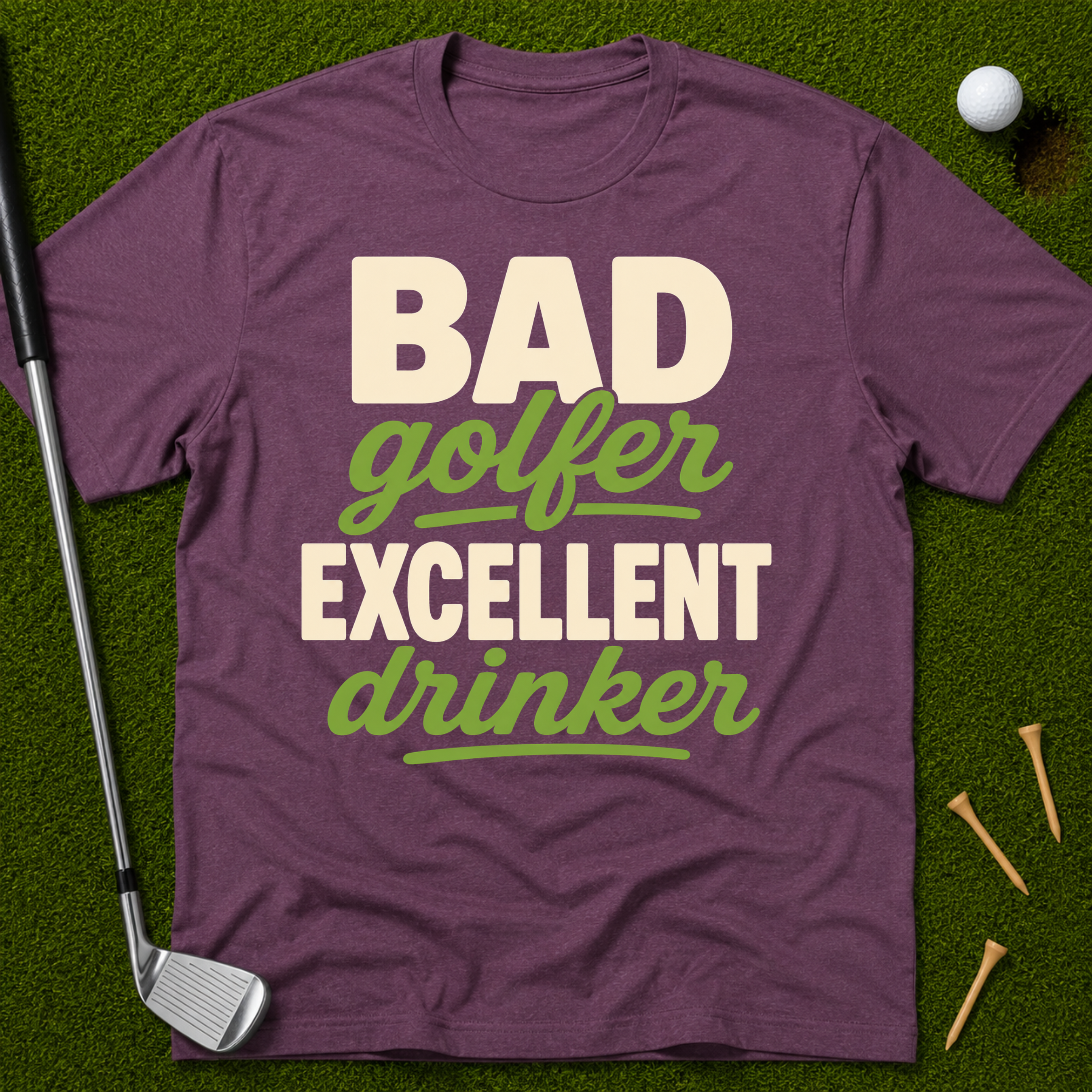 Bad Golfer Excellent Drinker T-Shirt