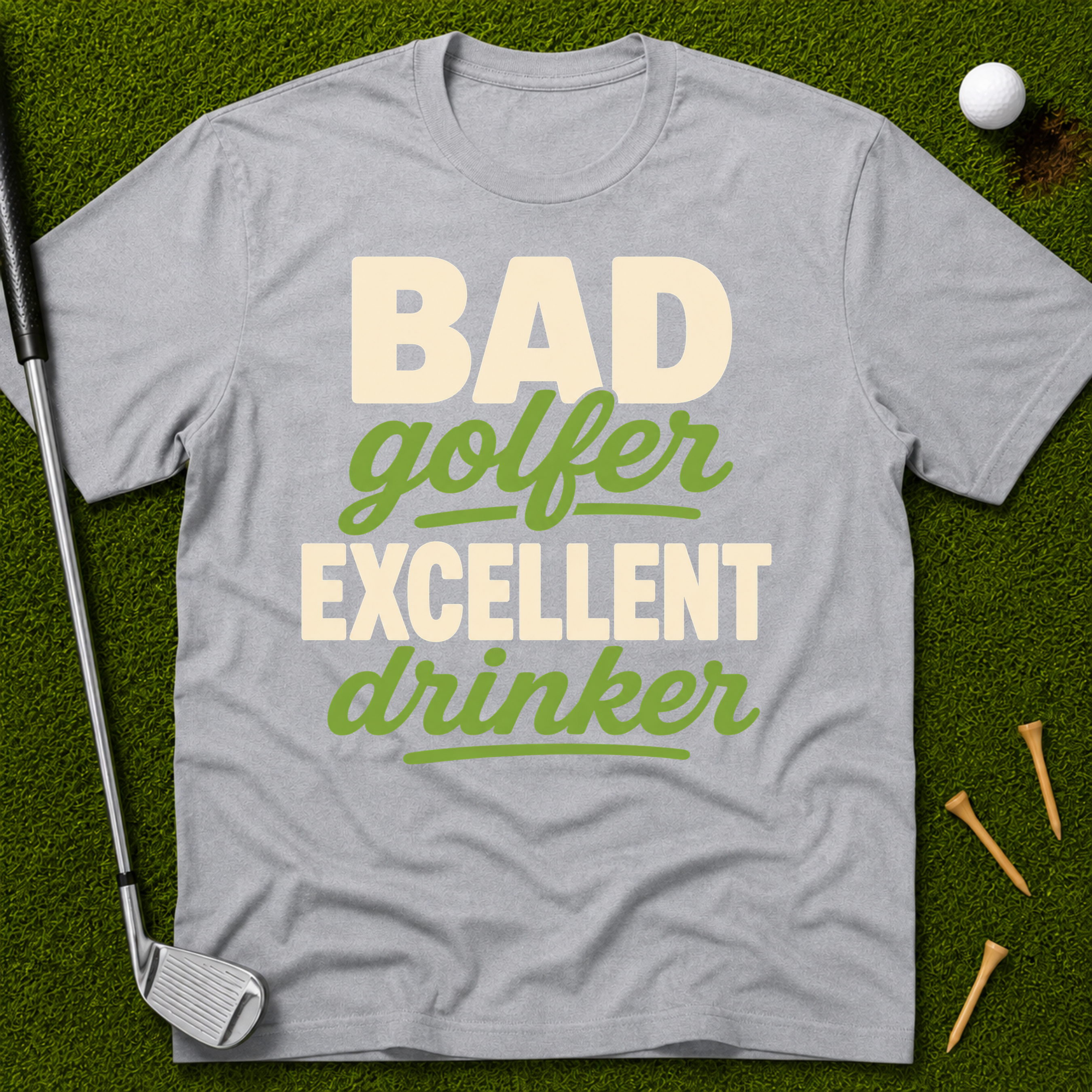 Bad Golfer Excellent Drinker T-Shirt