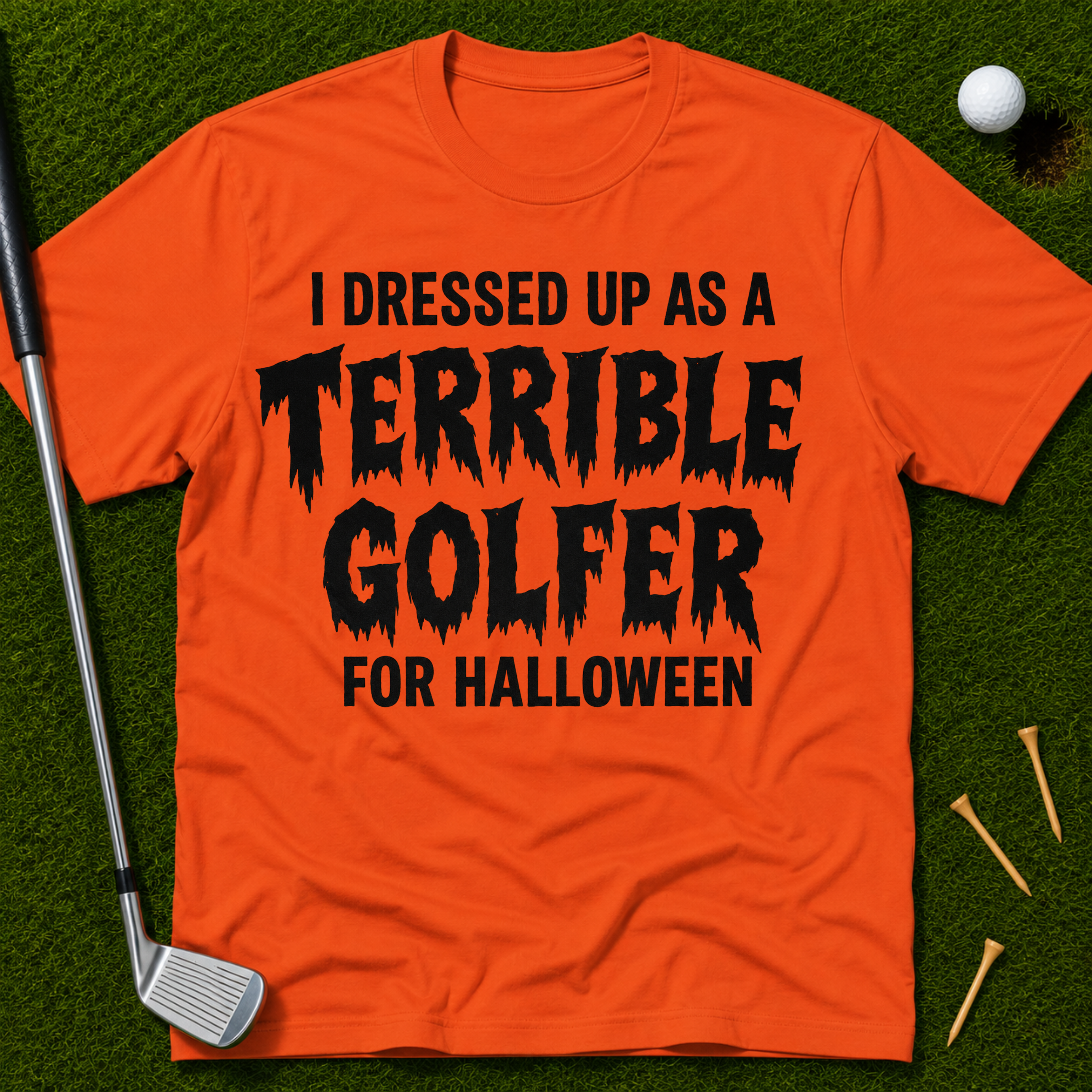 Terrible Golfer Halloween Costume T-Shirt
