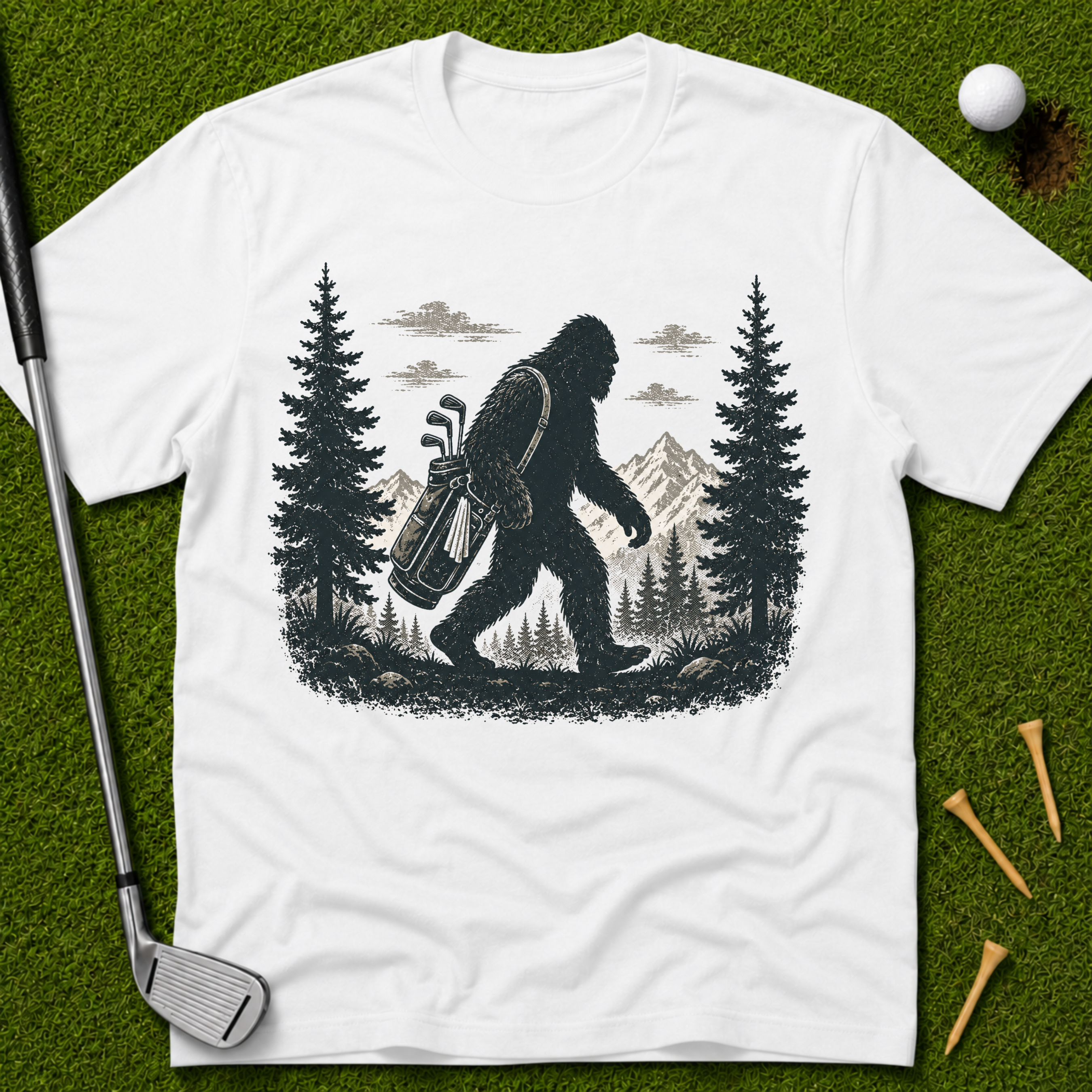 Bigfoot With Clubs T-Shirt