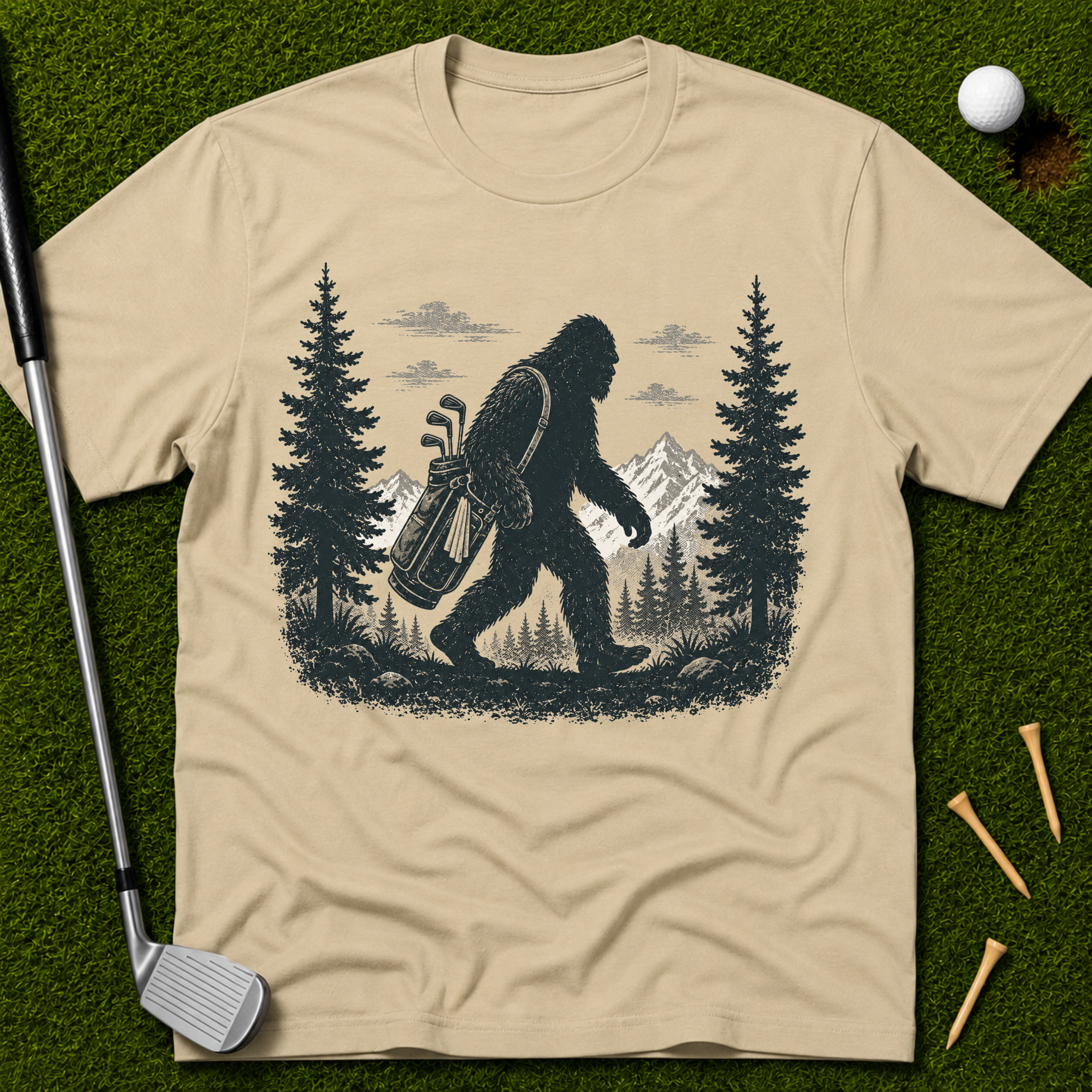 Bigfoot With Clubs T-Shirt