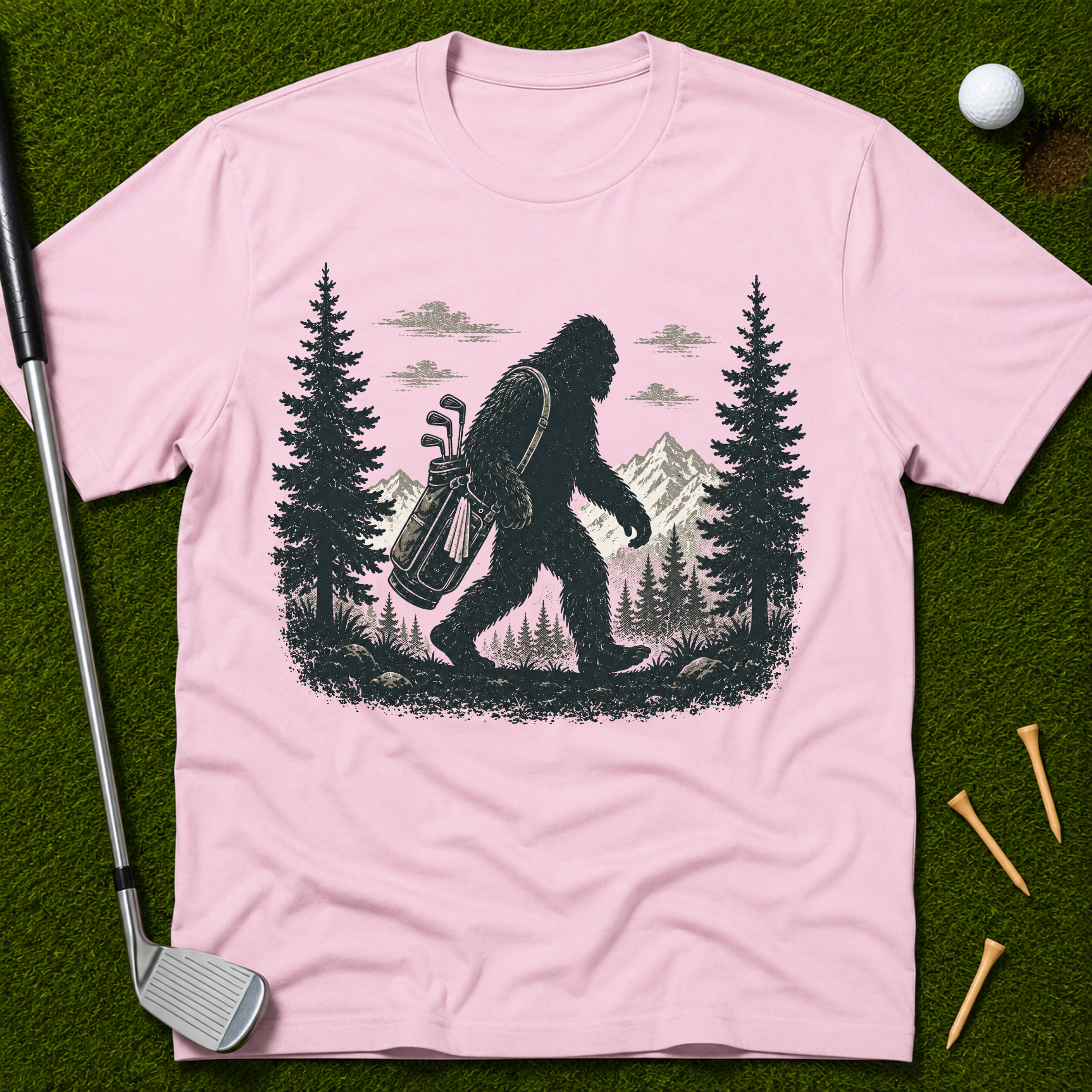 Bigfoot With Clubs T-Shirt