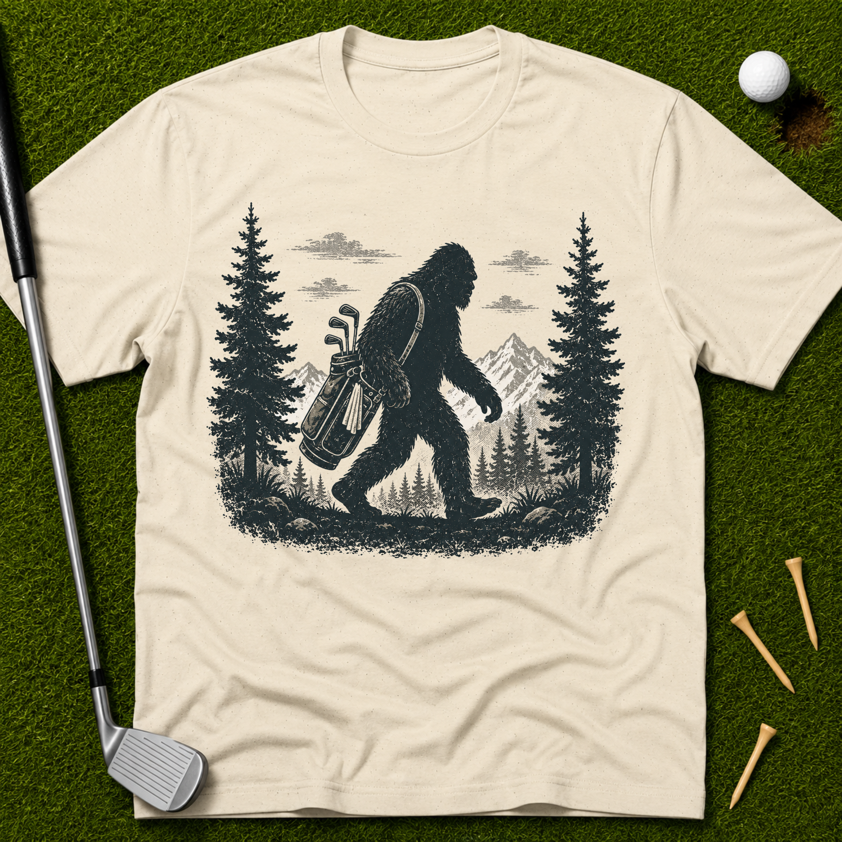 Bigfoot With Clubs T-Shirt