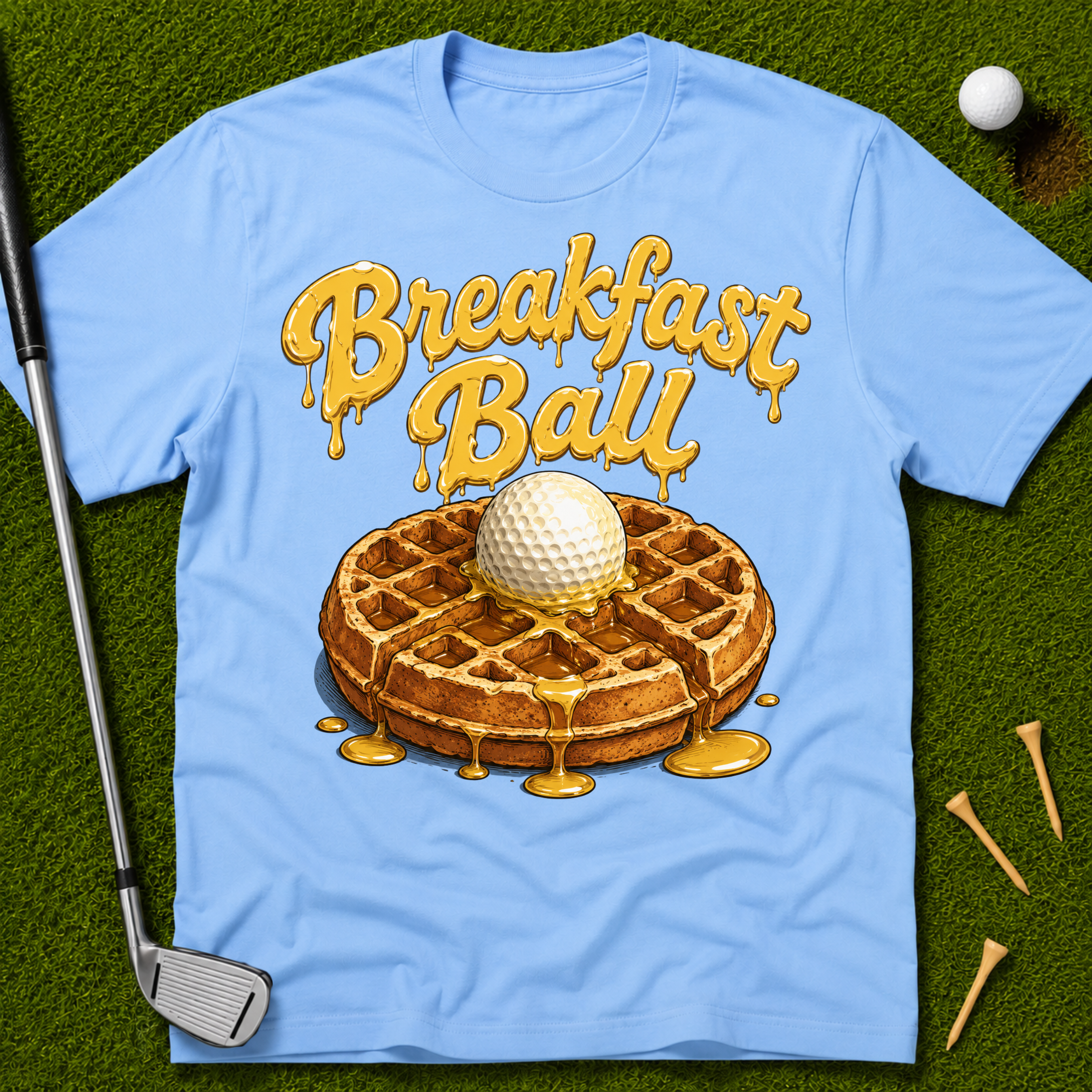 Breakfast Ball Waffle T-Shirt