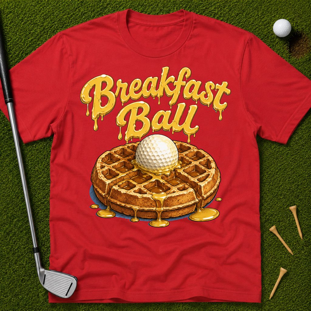 Breakfast Ball Waffle T-Shirt