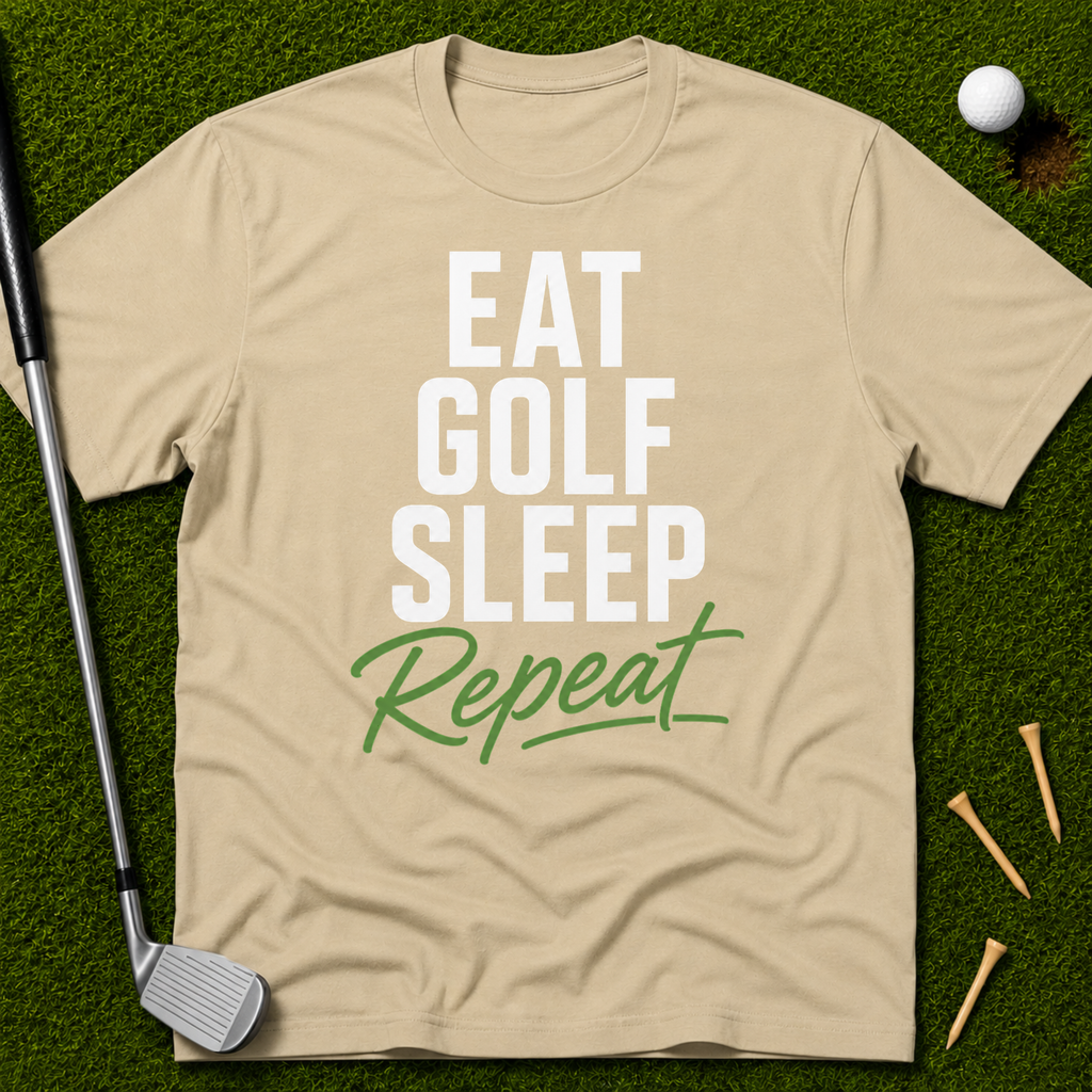 Eat Golf Sleep Repeat T-Shirt