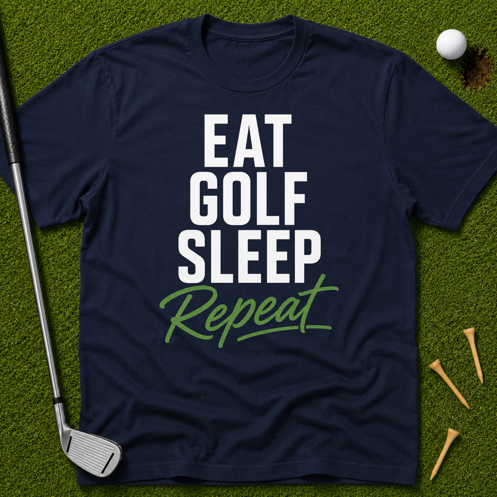 Eat Golf Sleep Repeat T-Shirt