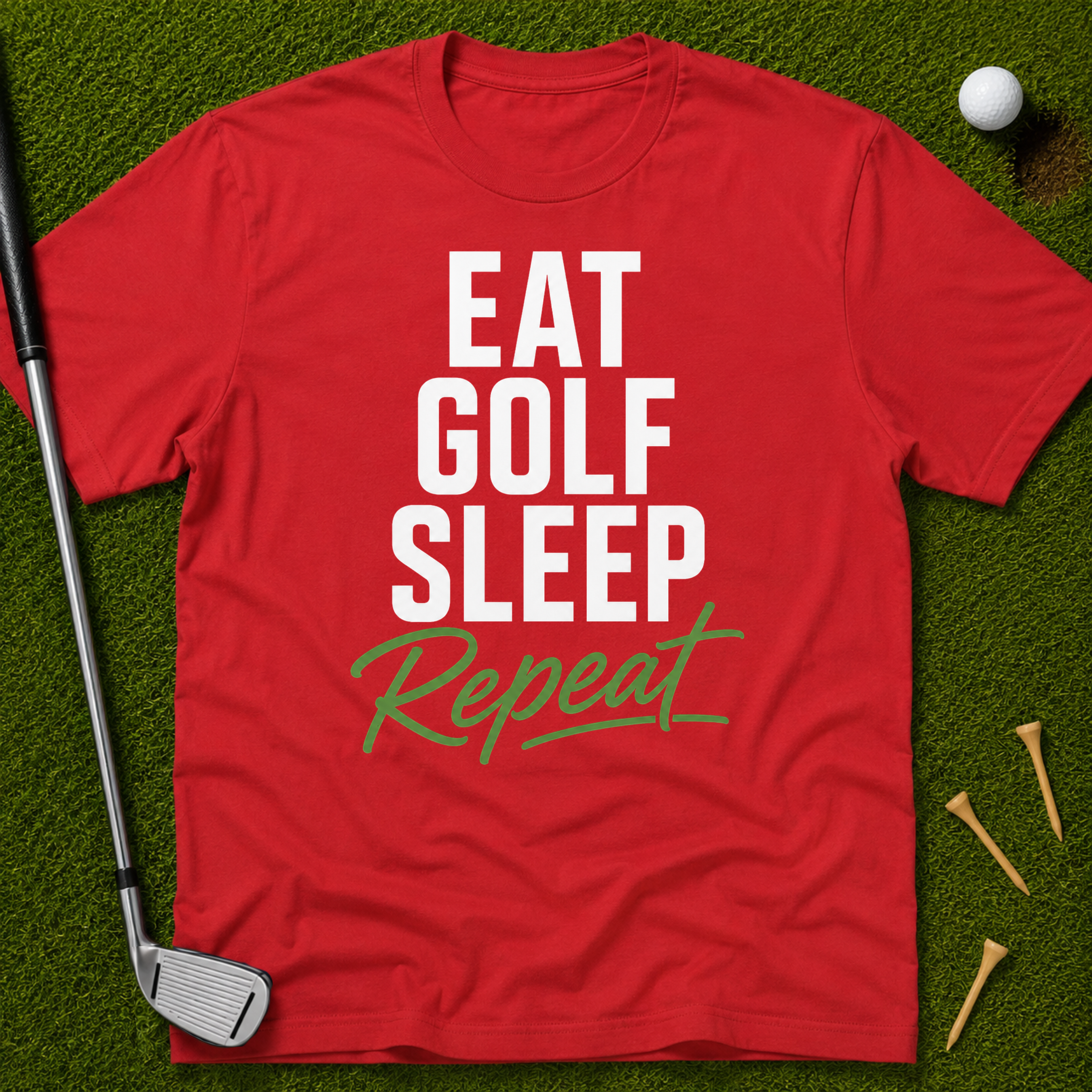 Eat Golf Sleep Repeat T-Shirt