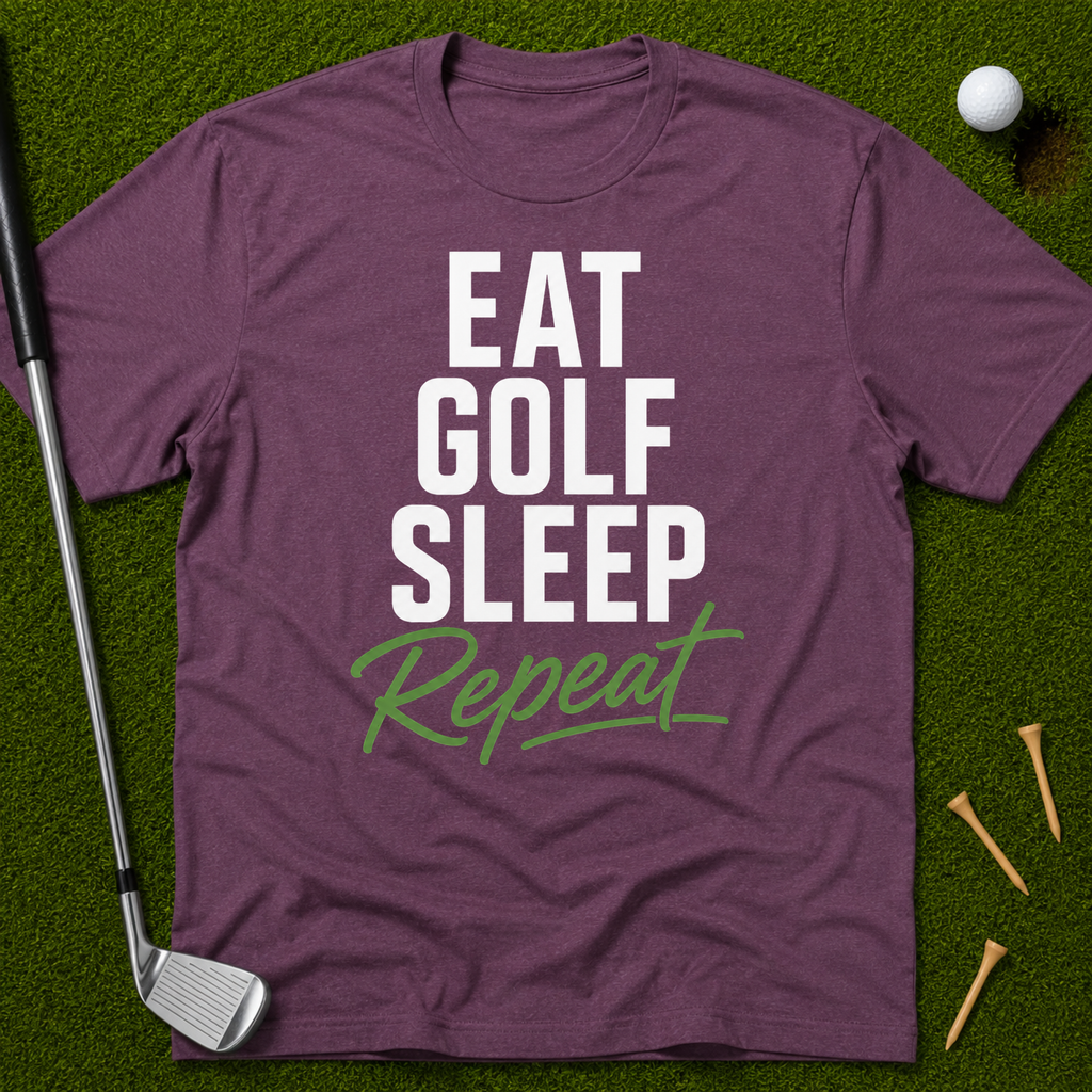 Eat Golf Sleep Repeat T-Shirt