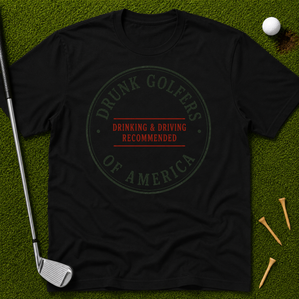 Drunk Golfers Of America T-Shirt
