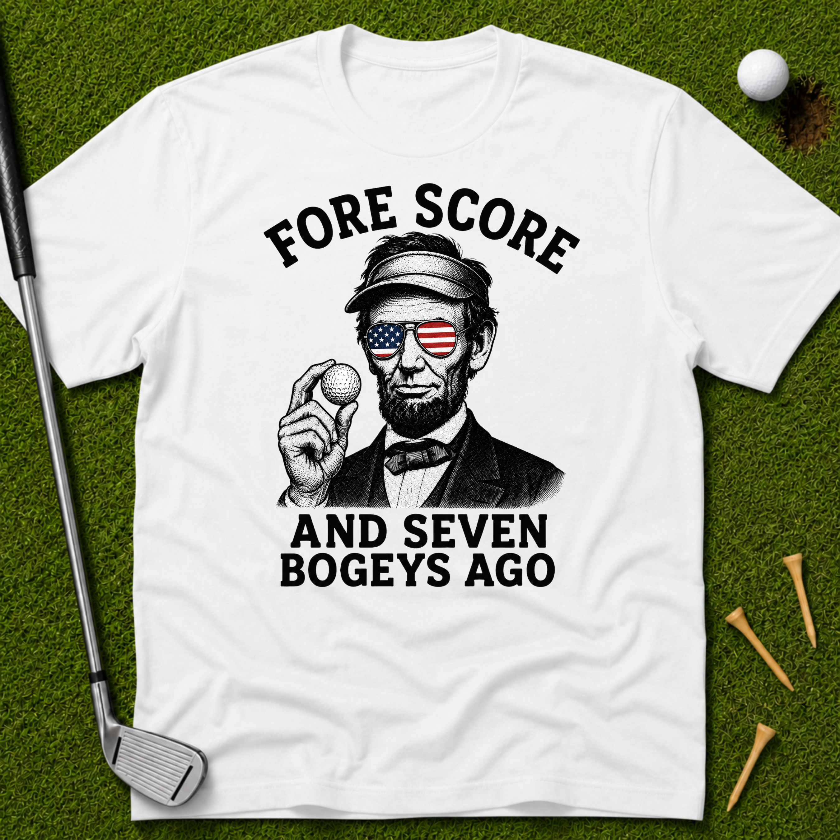 Fore Score And Seven Bogeys Ago T-Shirt