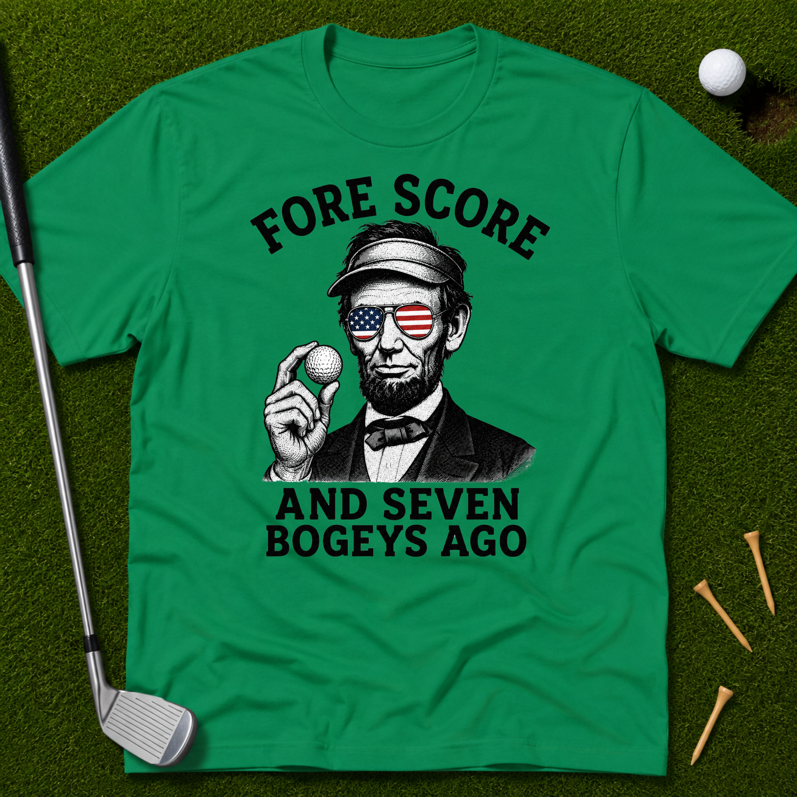 Fore Score And Seven Bogeys Ago T-Shirt