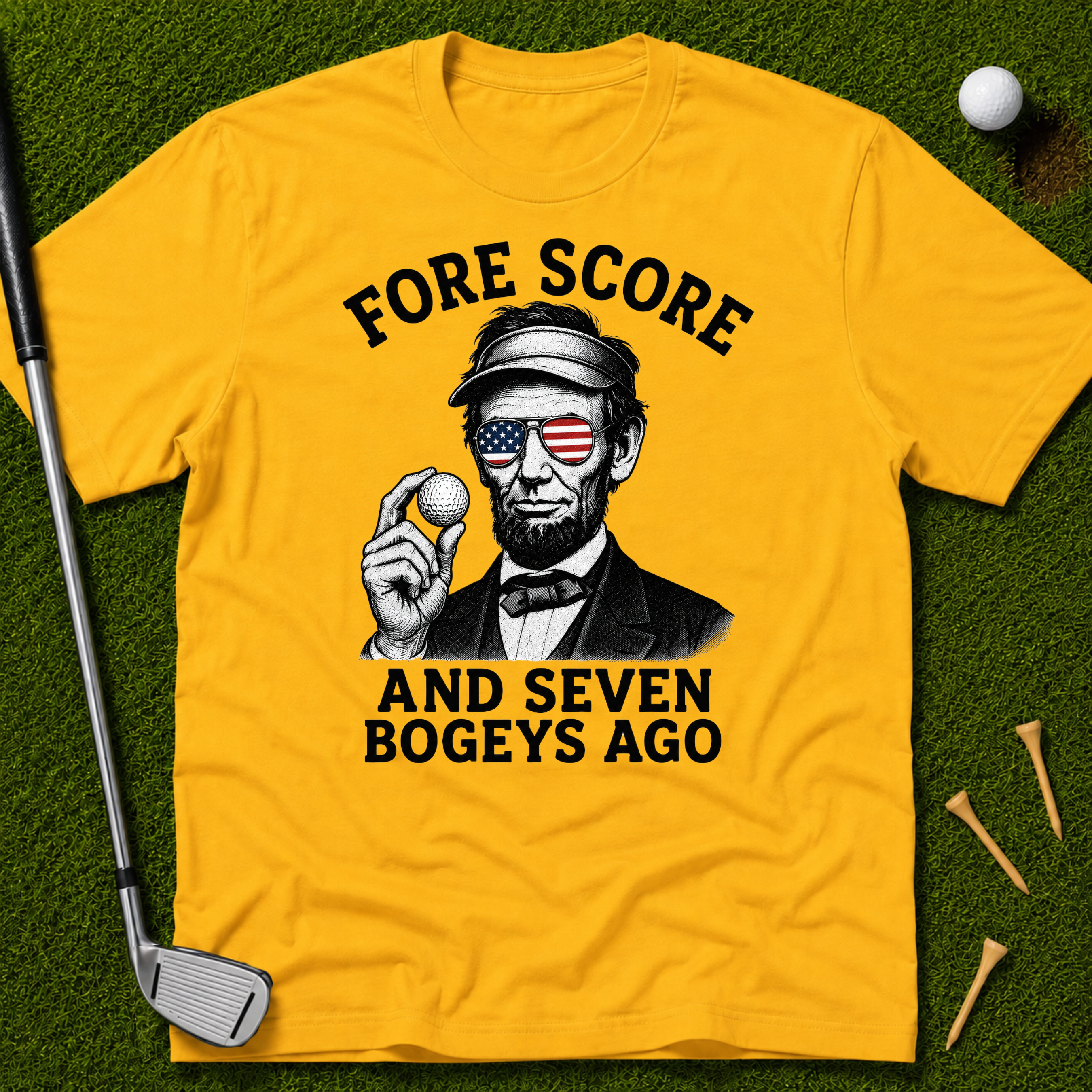Fore Score And Seven Bogeys Ago T-Shirt