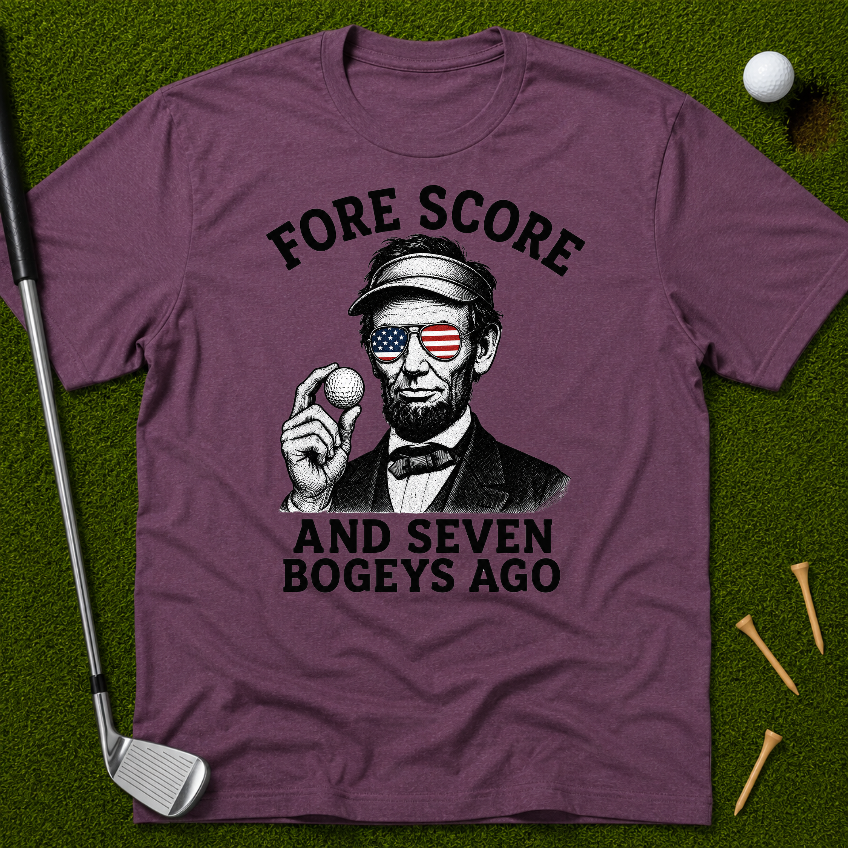 Fore Score And Seven Bogeys Ago T-Shirt