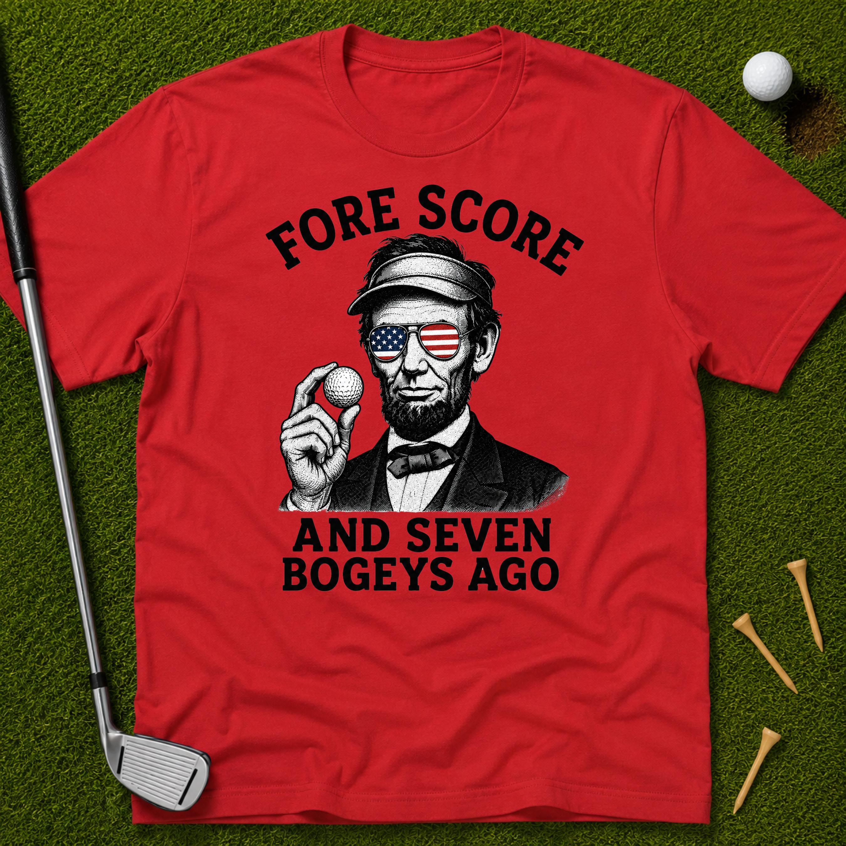Fore Score And Seven Bogeys Ago T-Shirt
