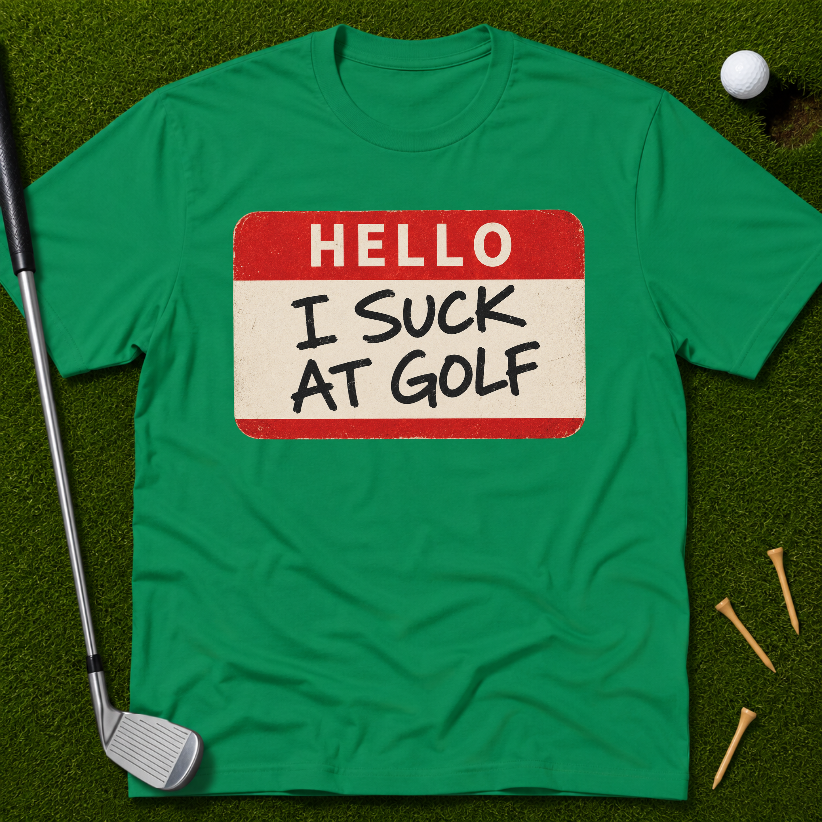 Hello I Suck At Golf T-Shirt