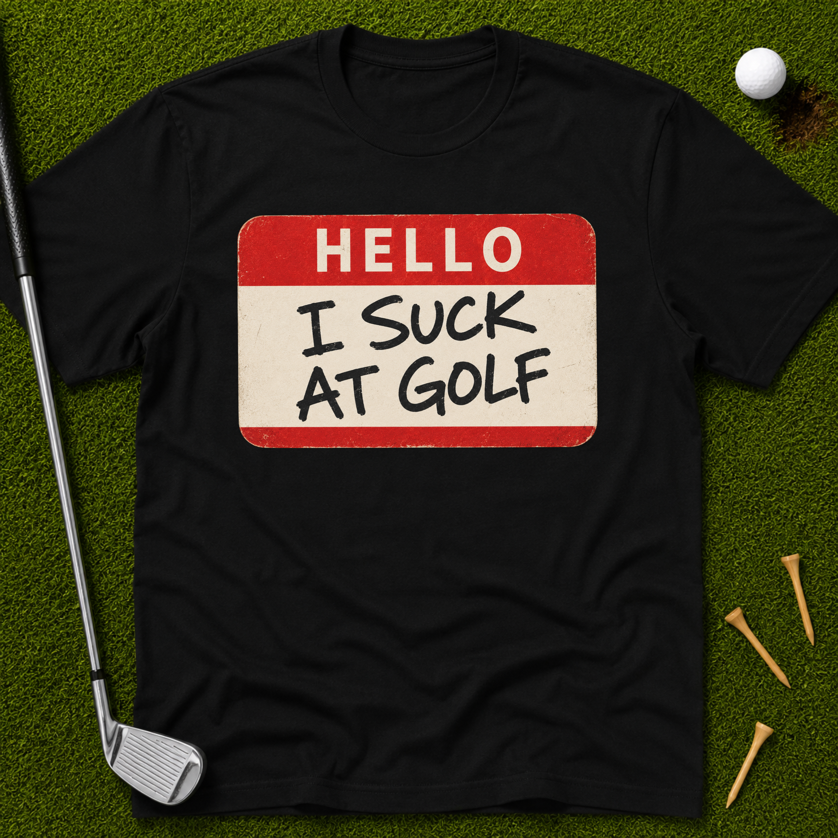 Hello I Suck At Golf T-Shirt