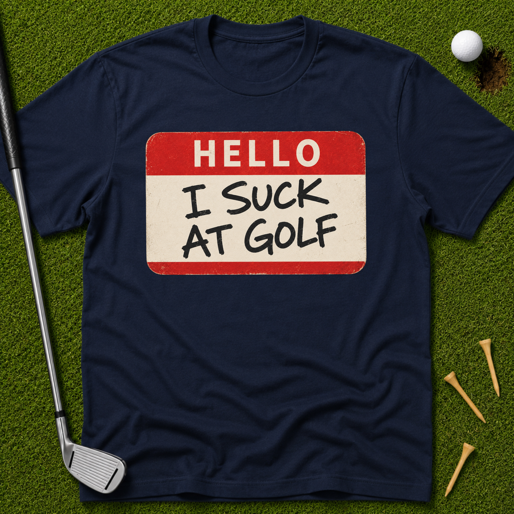 Hello I Suck At Golf T-Shirt