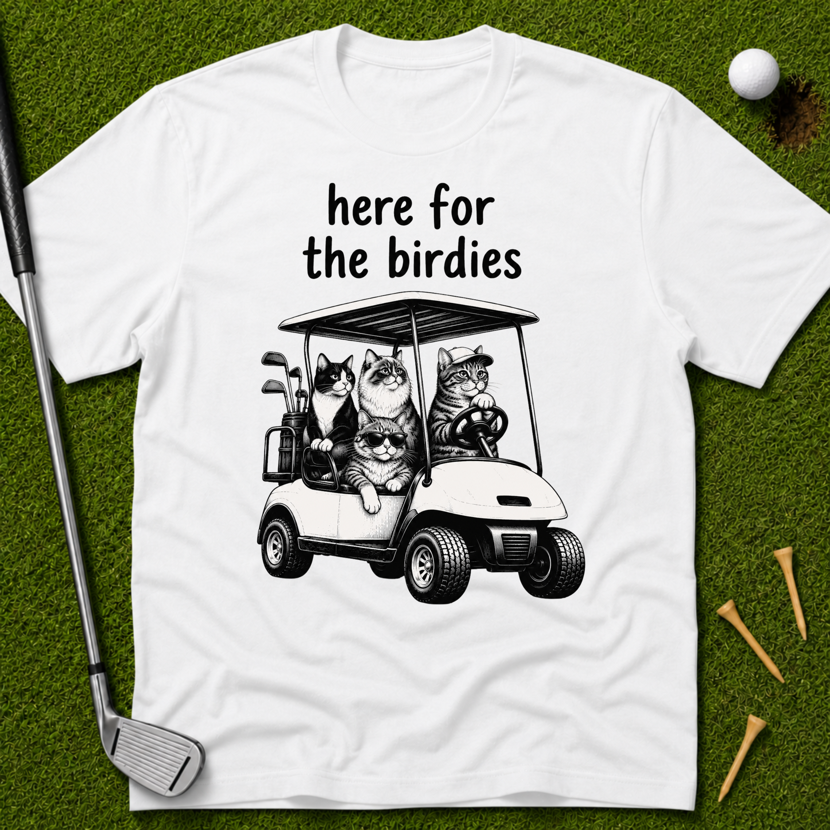 here for the birdies T-Shirt