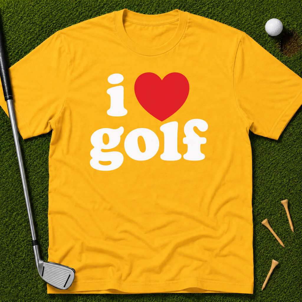 I Love Golf T-Shirt