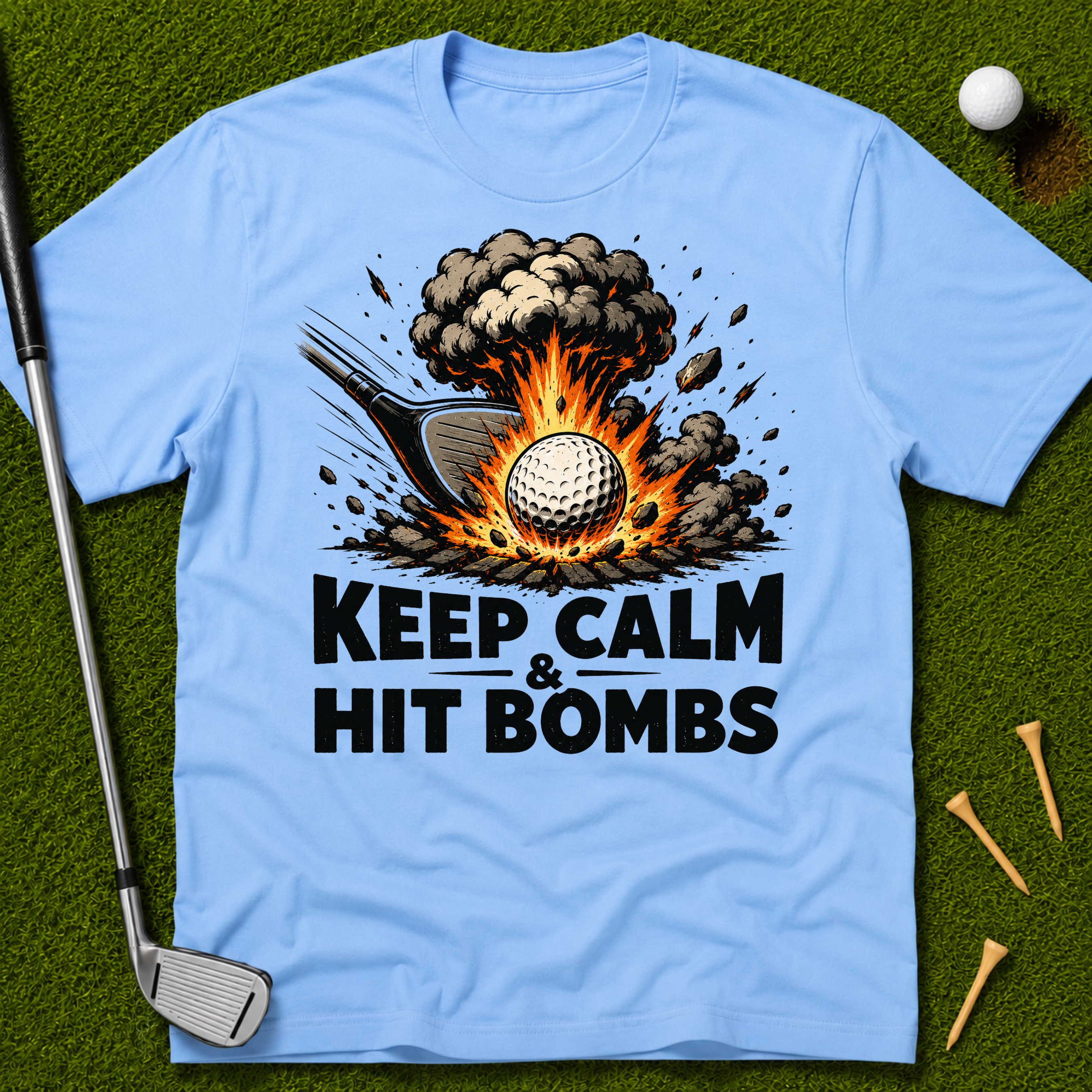 Keep Calm & Hit Bombs T-Shirt