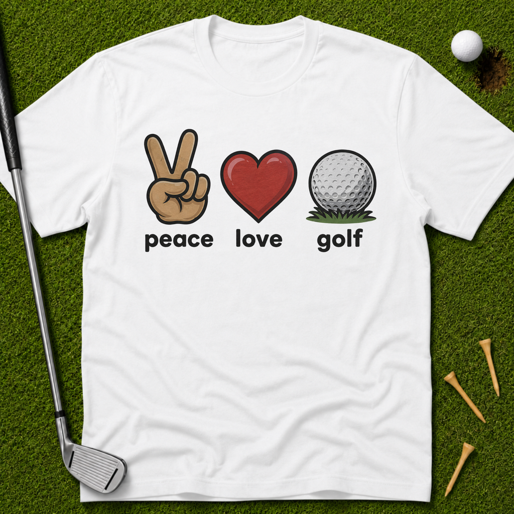 Peace Love Golf T-Shirt