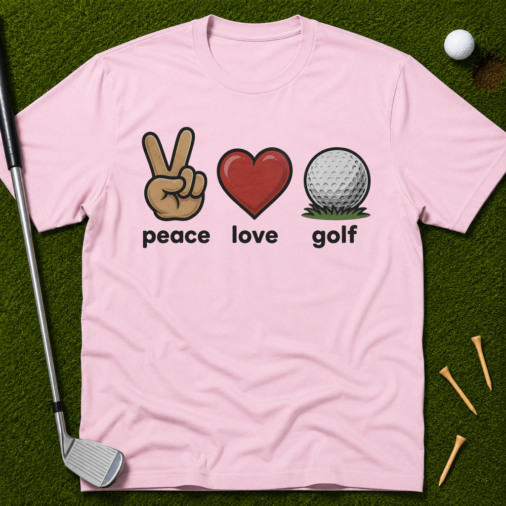 Peace Love Golf T-Shirt