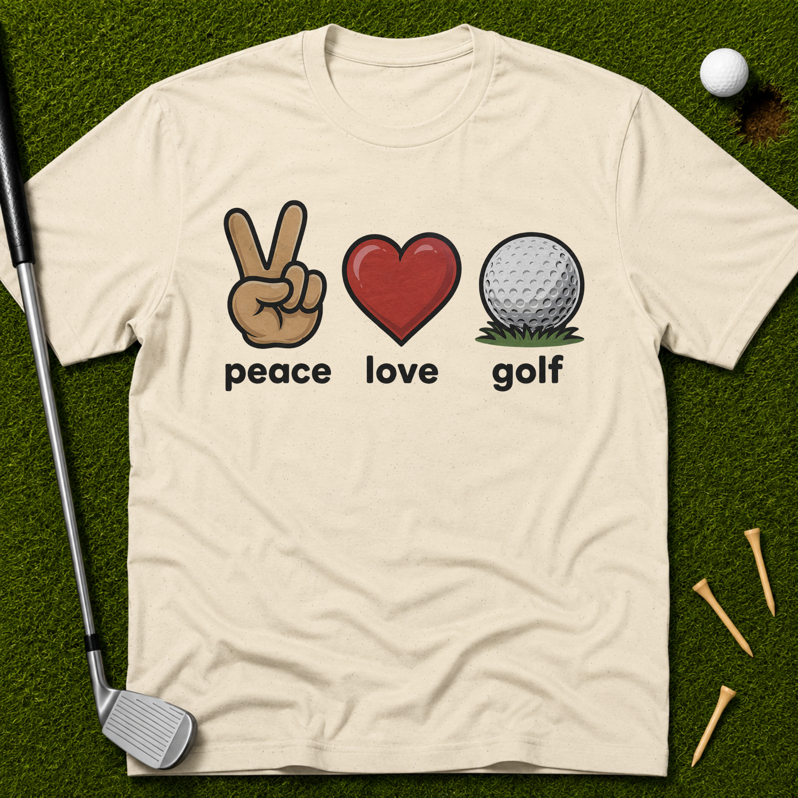 Peace Love Golf T-Shirt