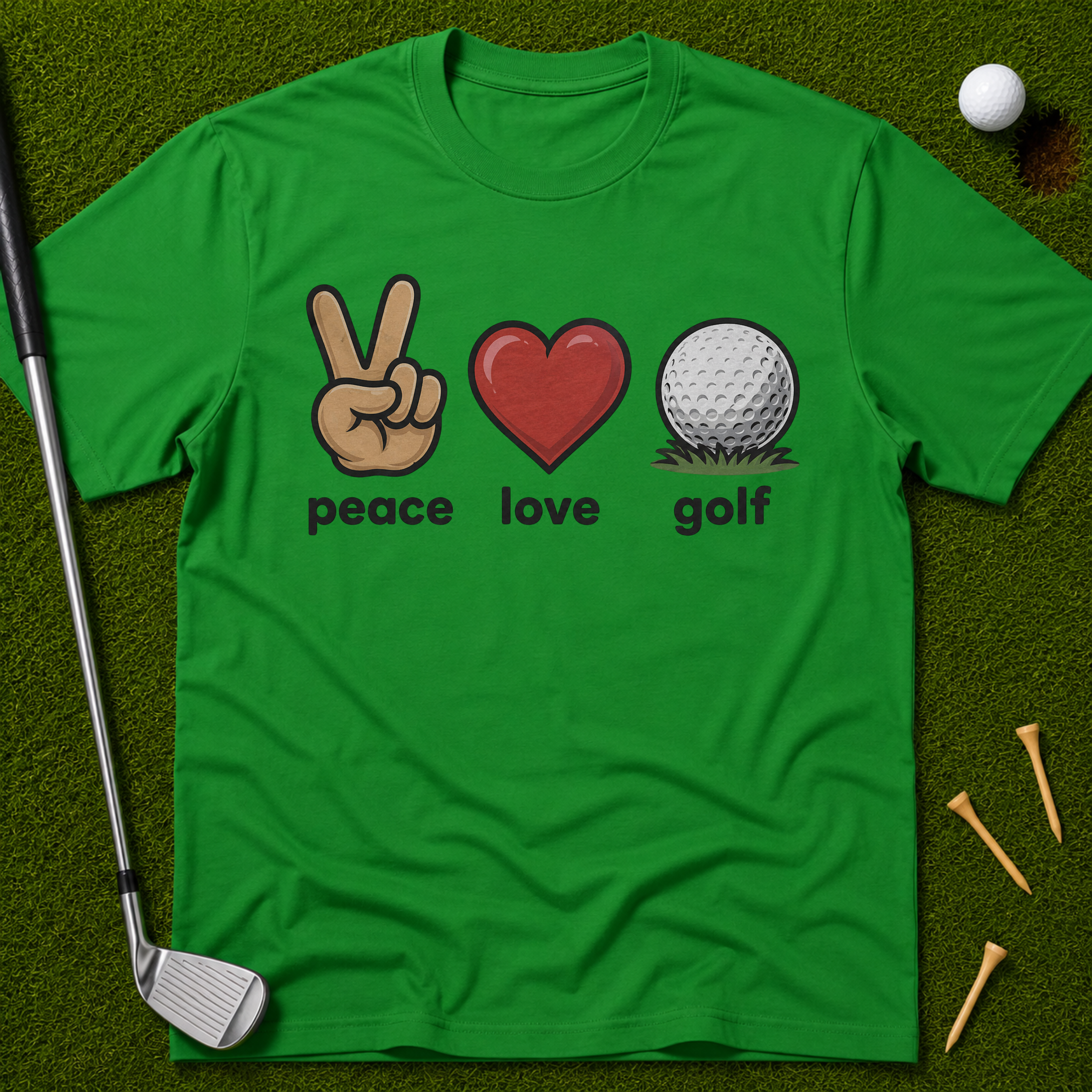Peace Love Golf T-Shirt