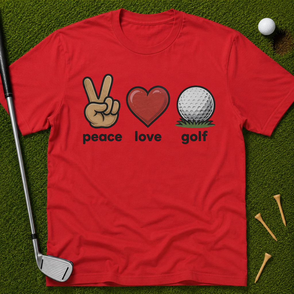 Peace Love Golf T-Shirt