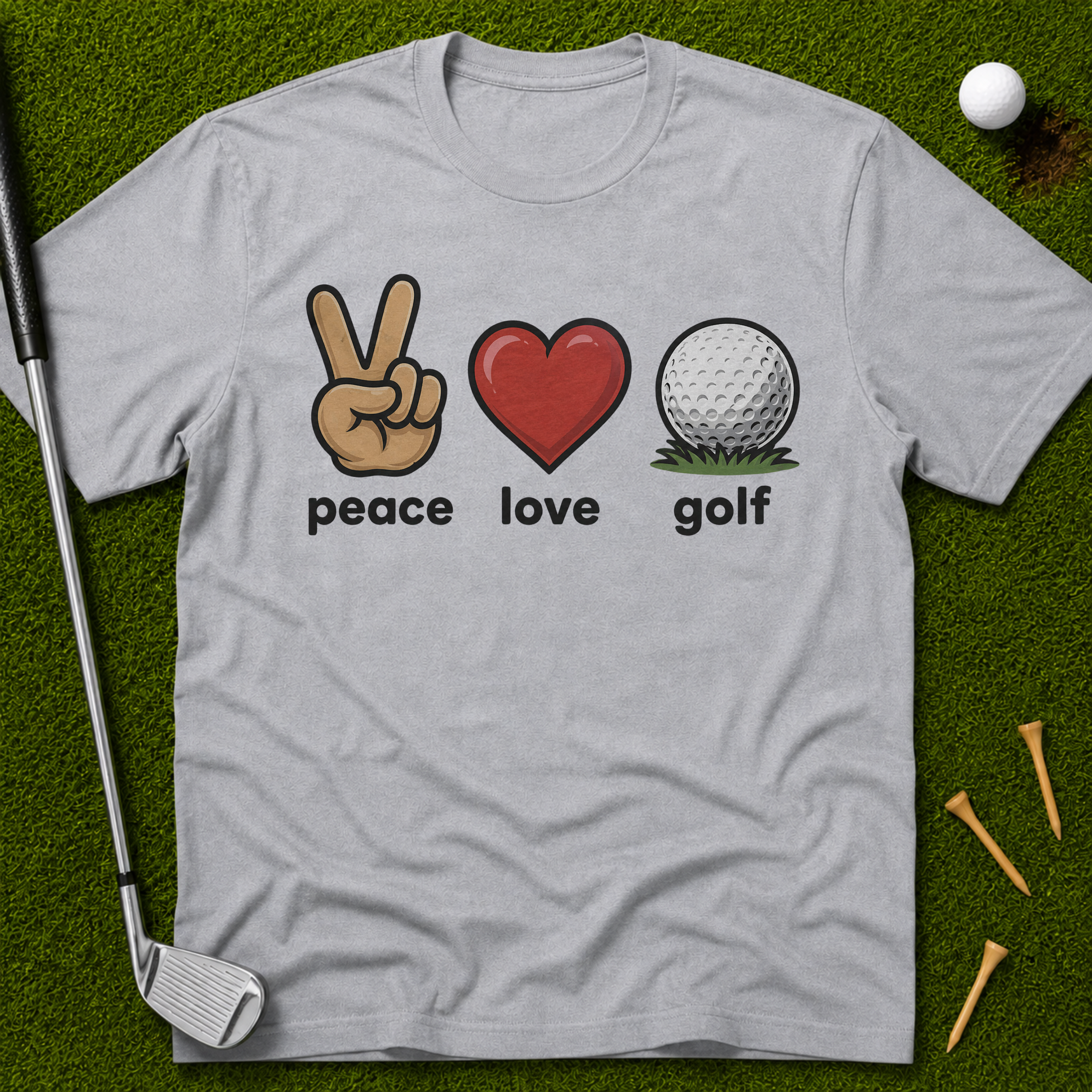 Peace Love Golf T-Shirt