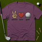 Peace Love Golf T-Shirt