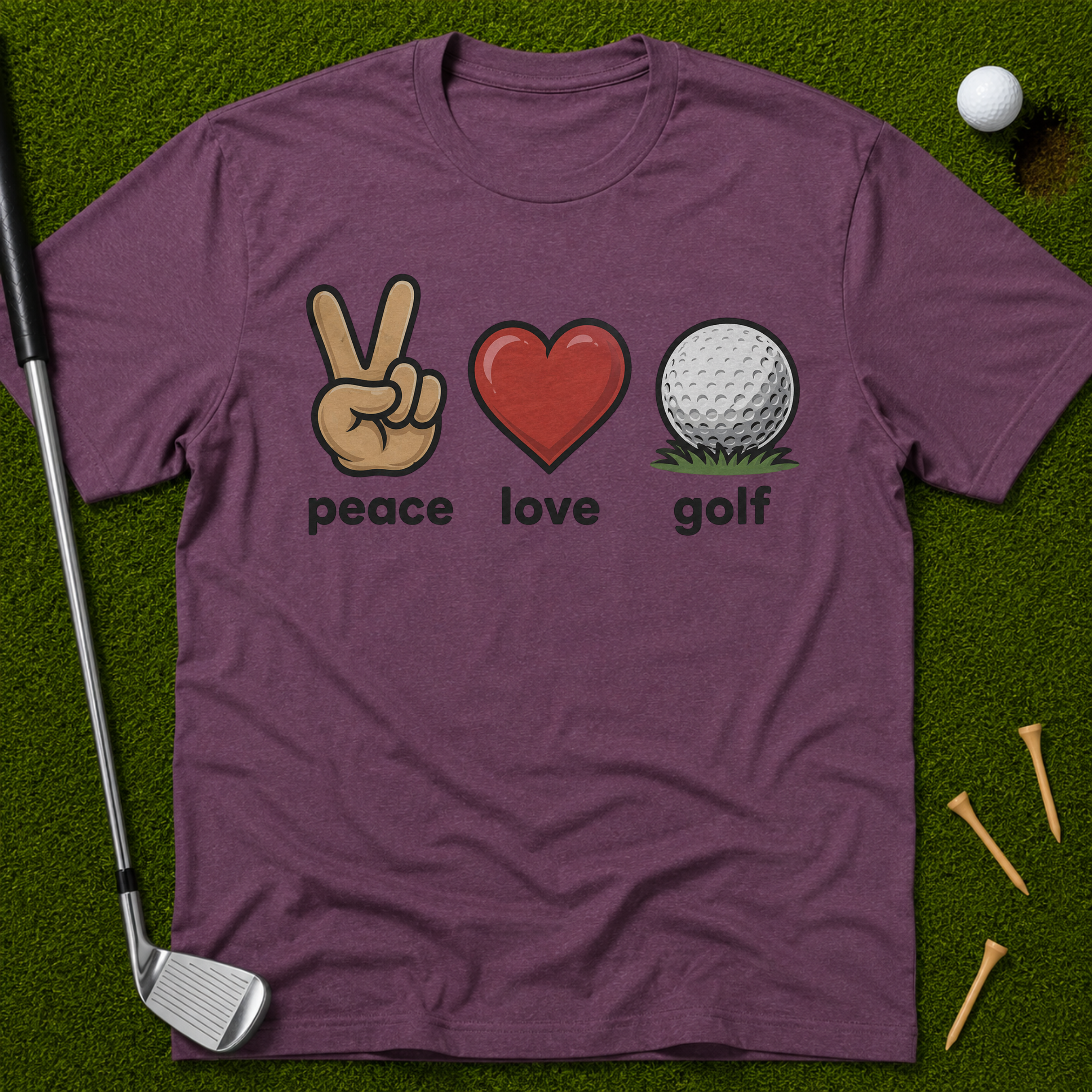 Peace Love Golf T-Shirt