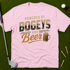 Powered By Bogeys And Beer T-Shirt