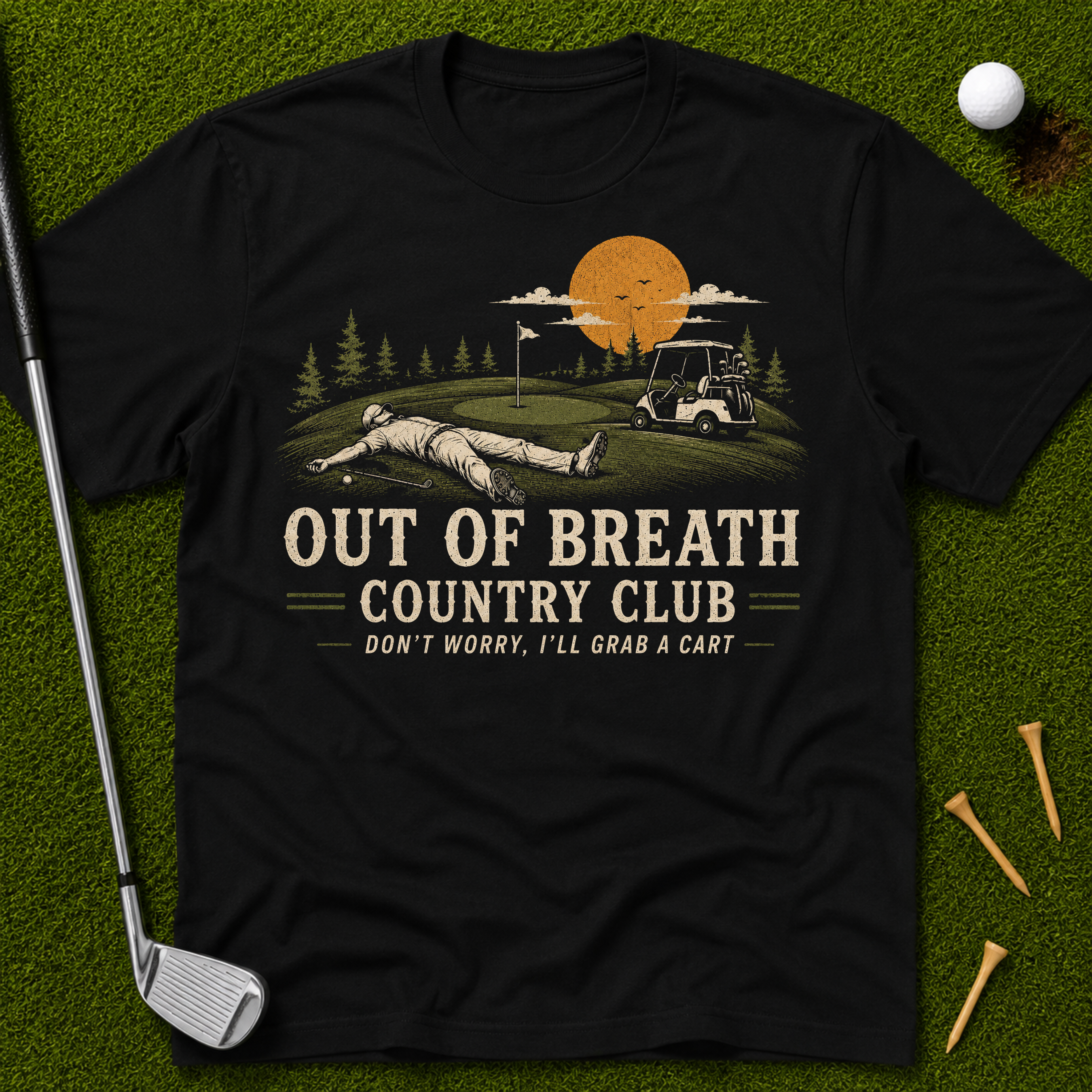 Out Of Breath Country Club T-Shirt