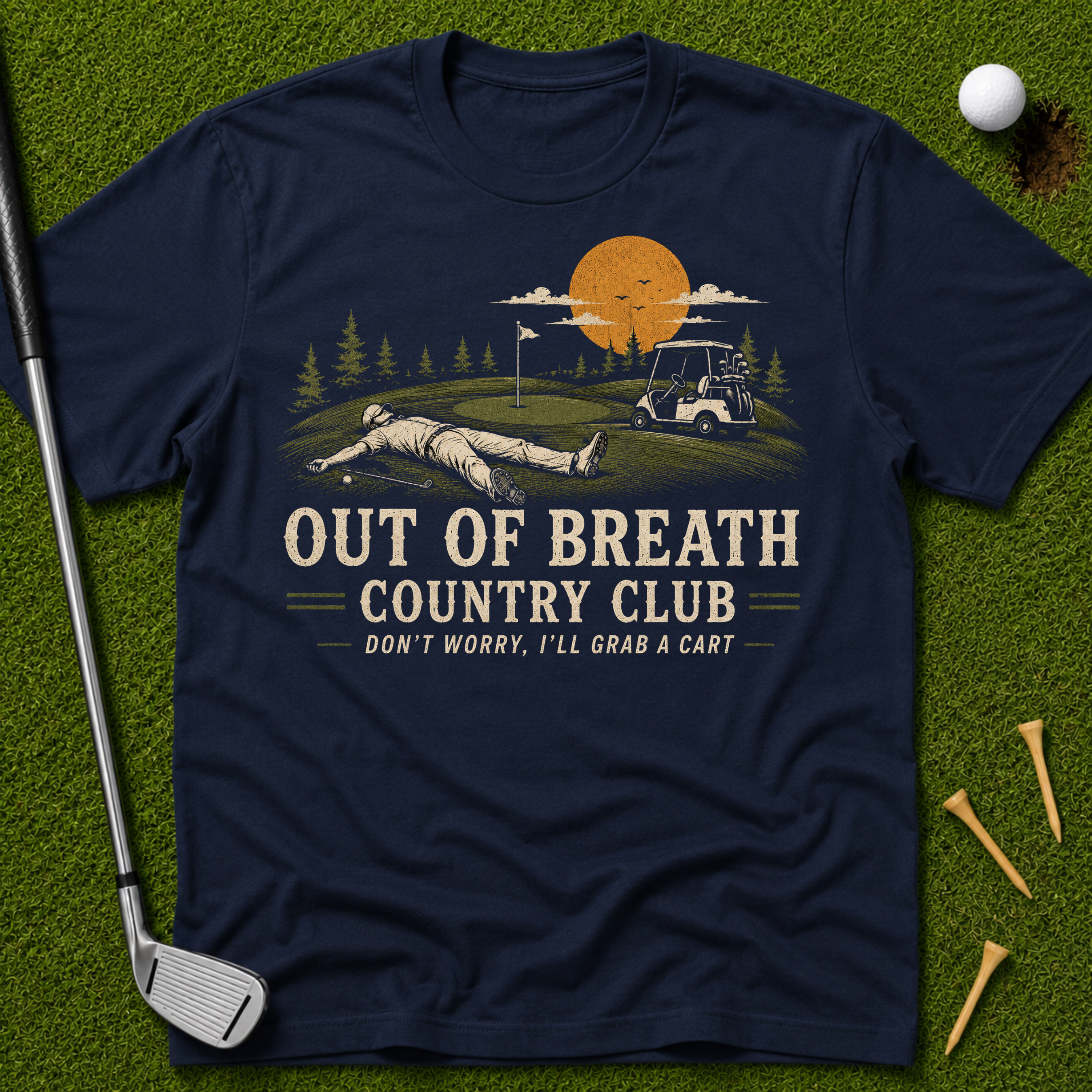 Out Of Breath Country Club T-Shirt