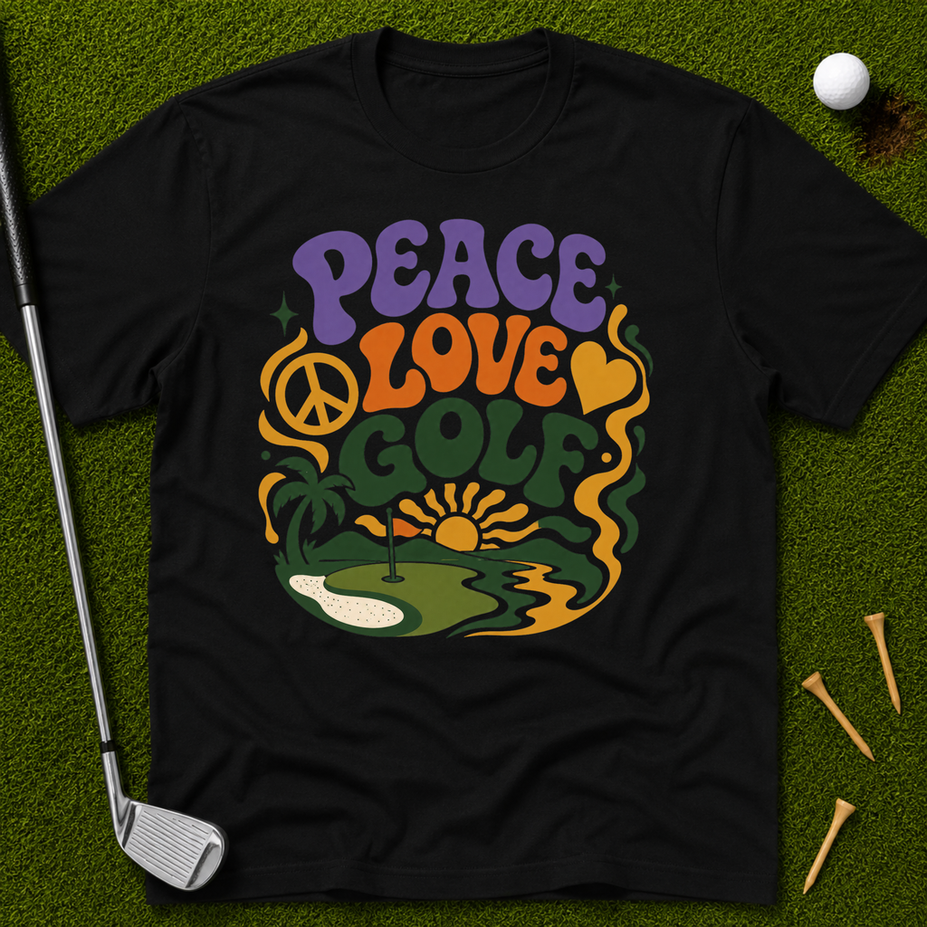 Peace Love Golf Vibes T-Shirt