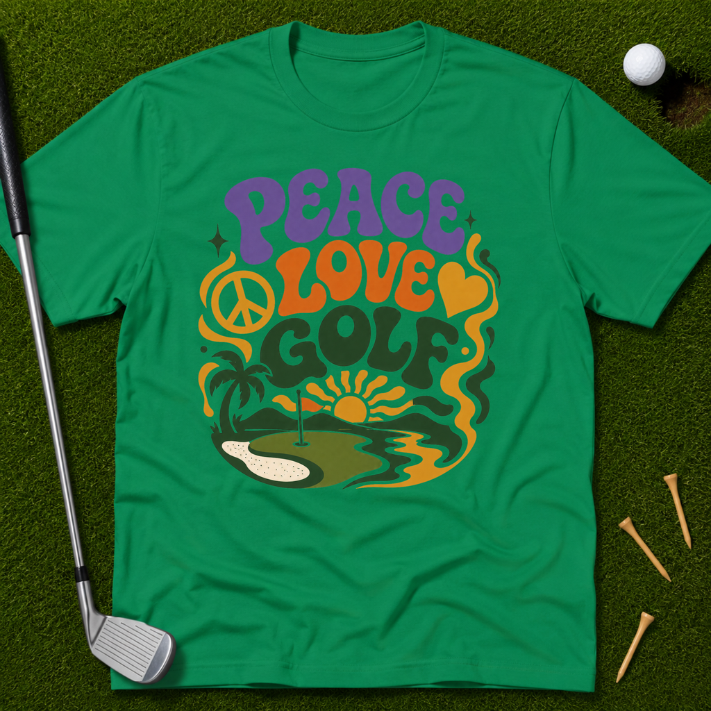 Peace Love Golf Vibes T-Shirt