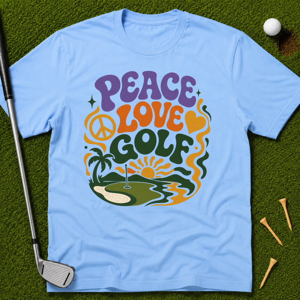 Peace Love Golf Vibes T-Shirt