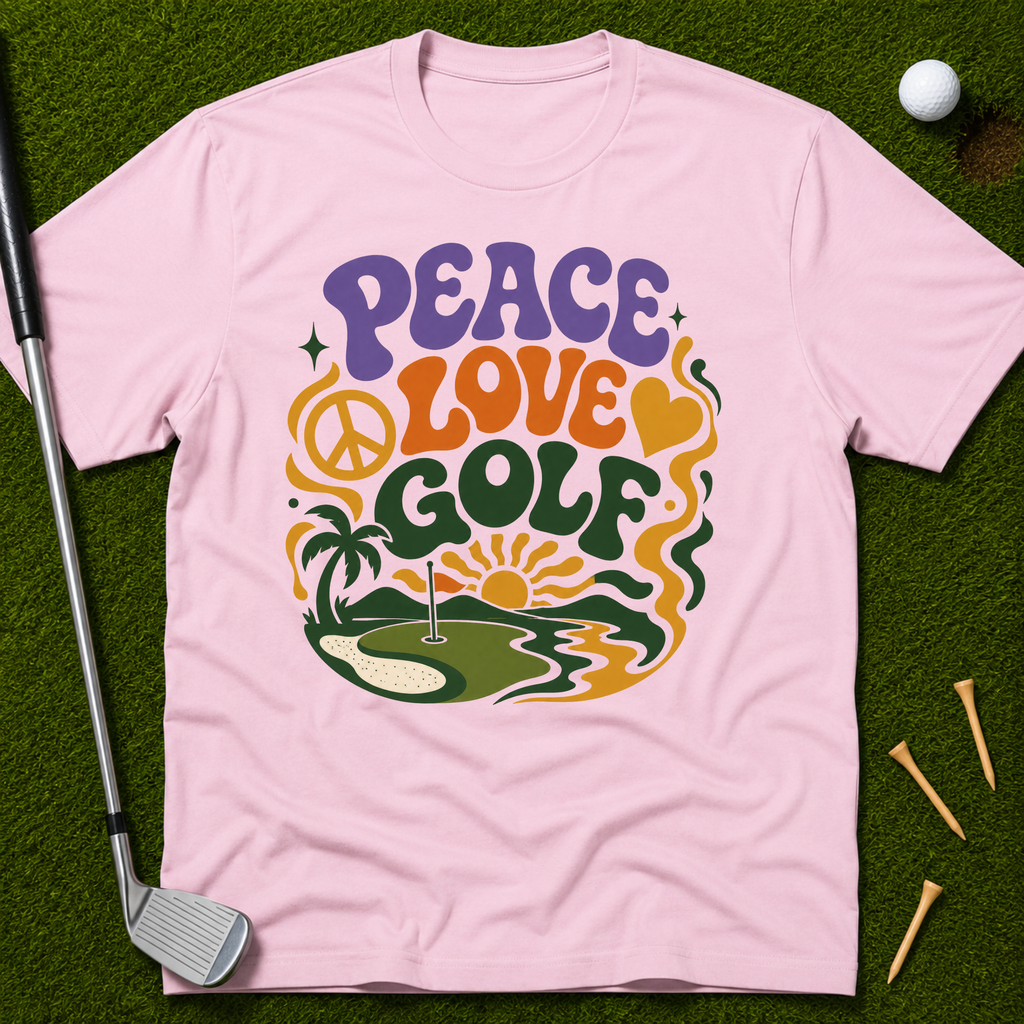 Peace Love Golf Vibes T-Shirt