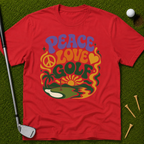 Peace Love Golf Vibes T-Shirt