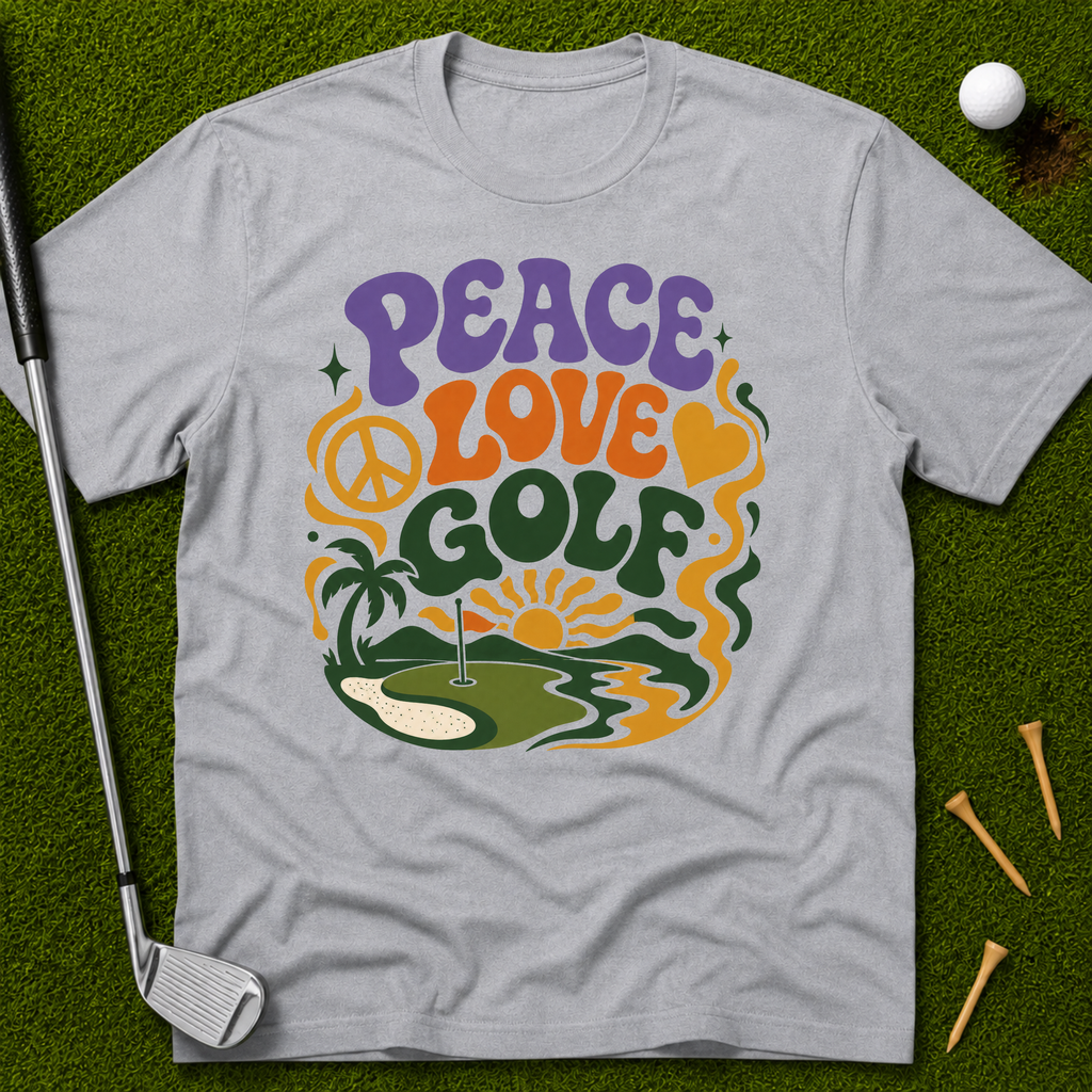 Peace Love Golf Vibes T-Shirt