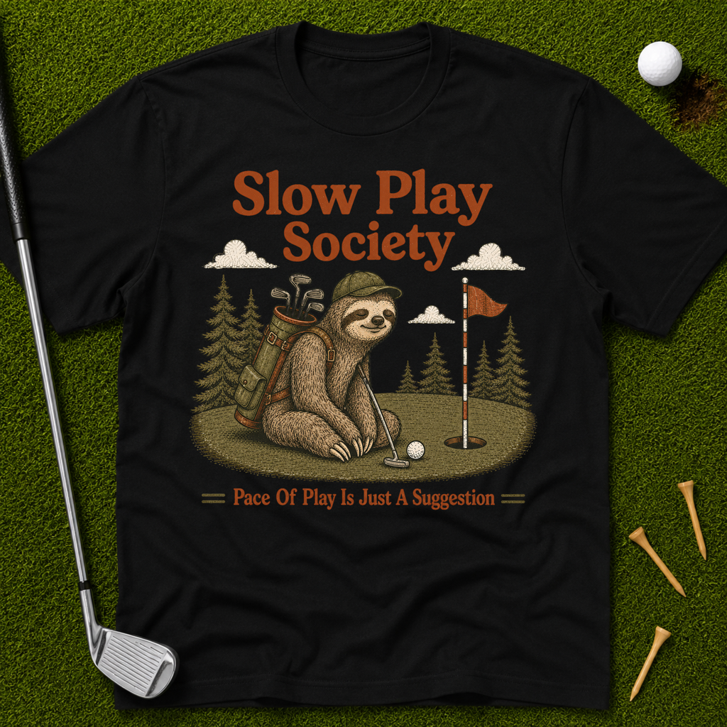 Slow Play Society Sloth T-Shirt