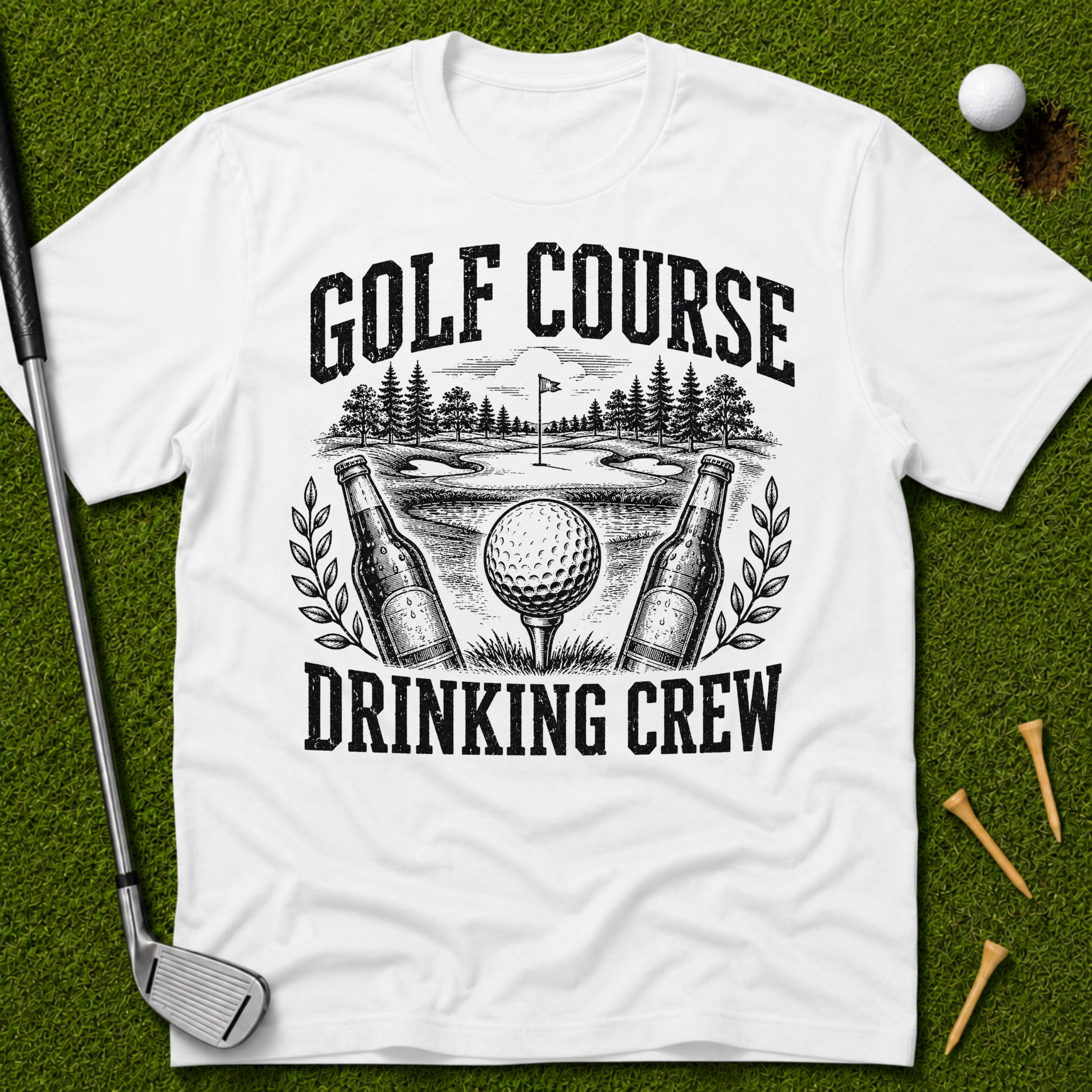 The Golf Course Drinking Crew T-Shirt