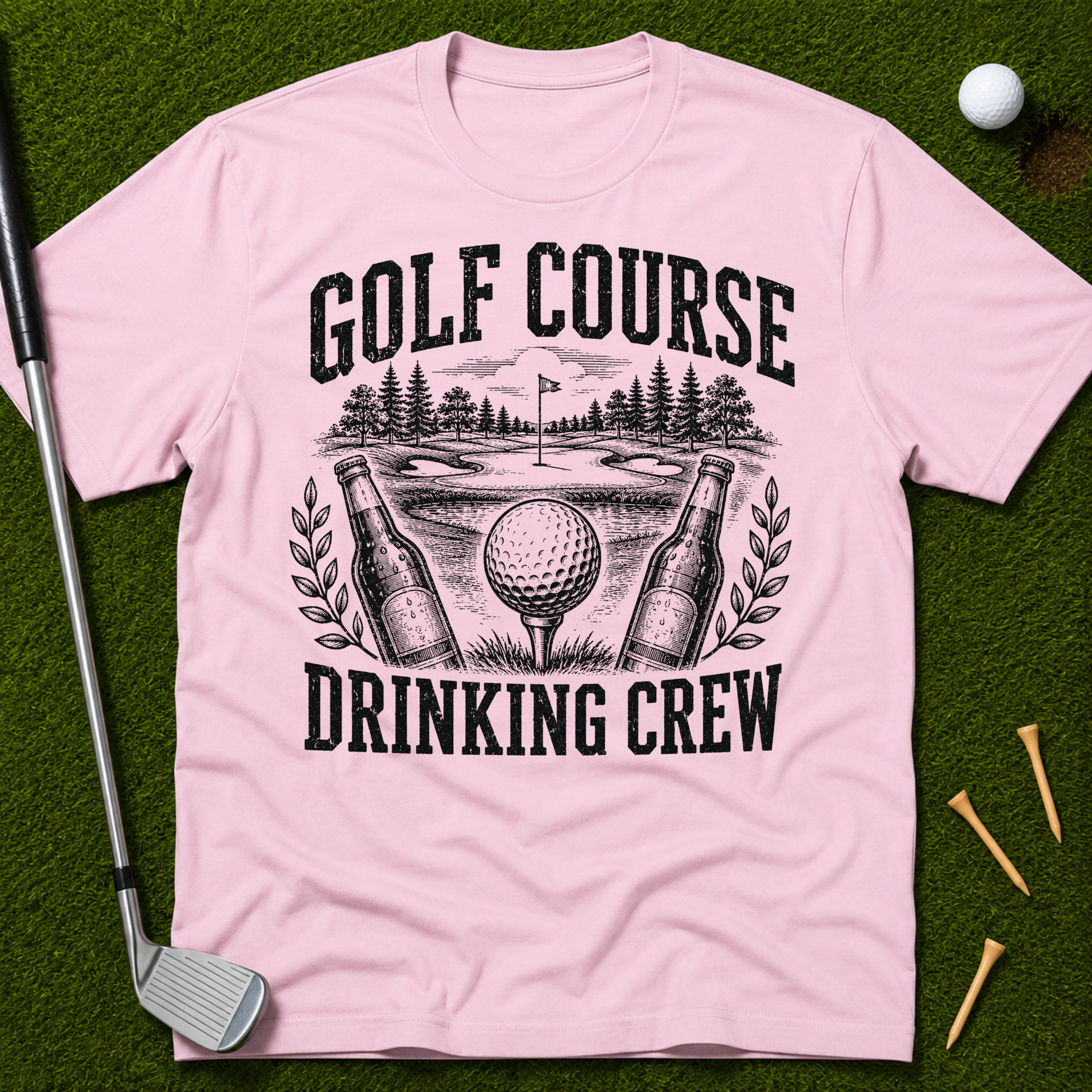The Golf Course Drinking Crew T-Shirt