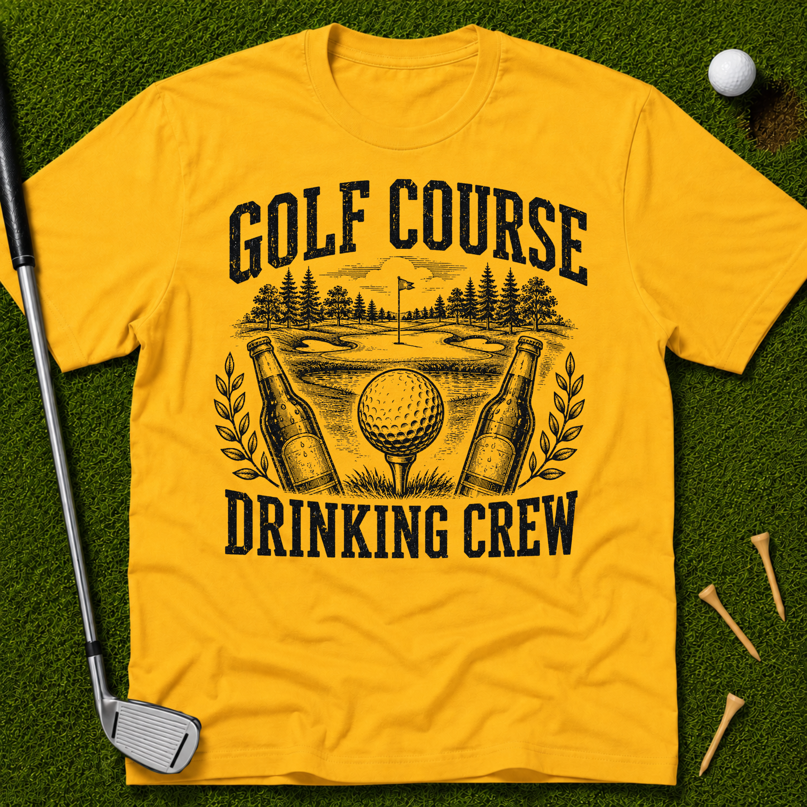 The Golf Course Drinking Crew T-Shirt