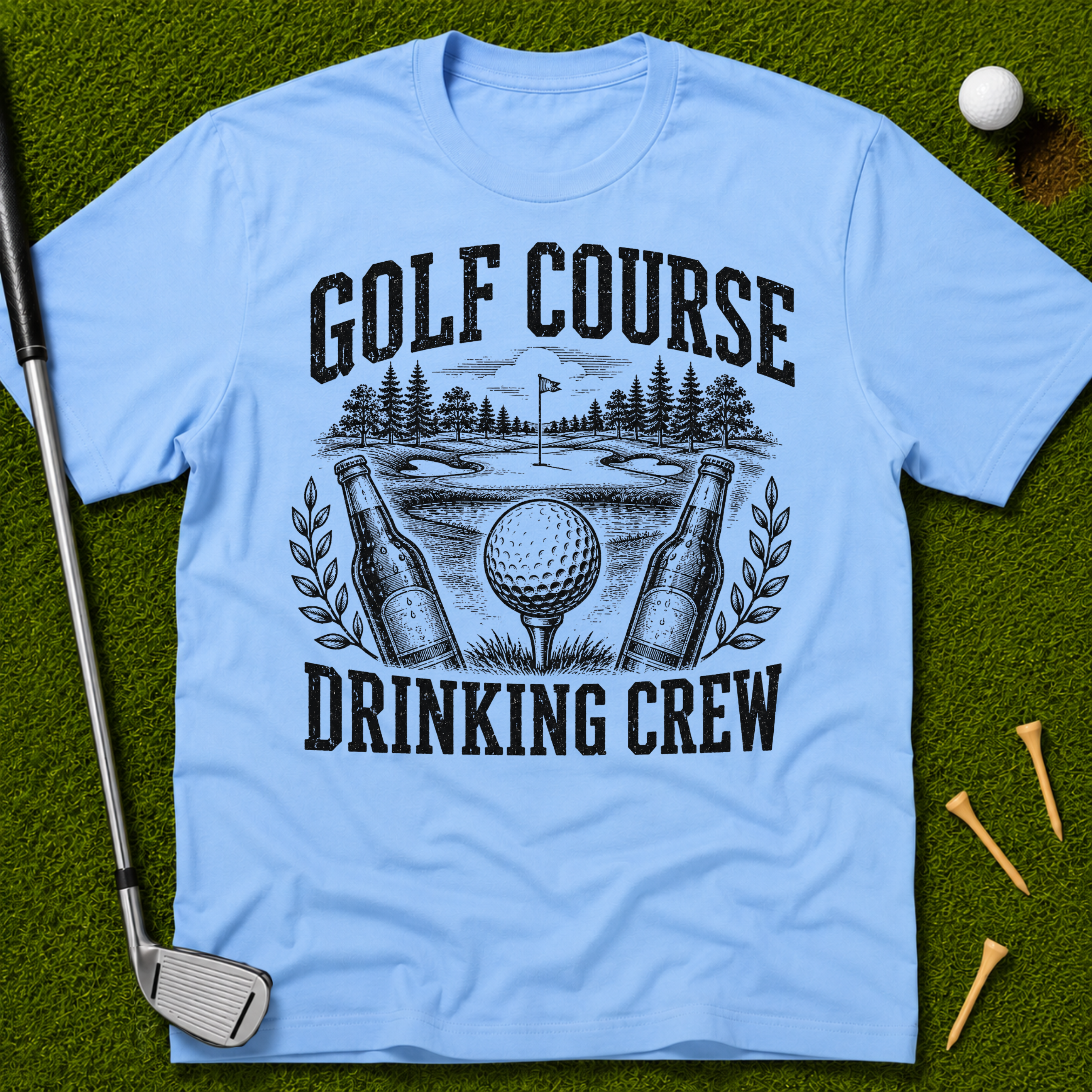 The Golf Course Drinking Crew T-Shirt