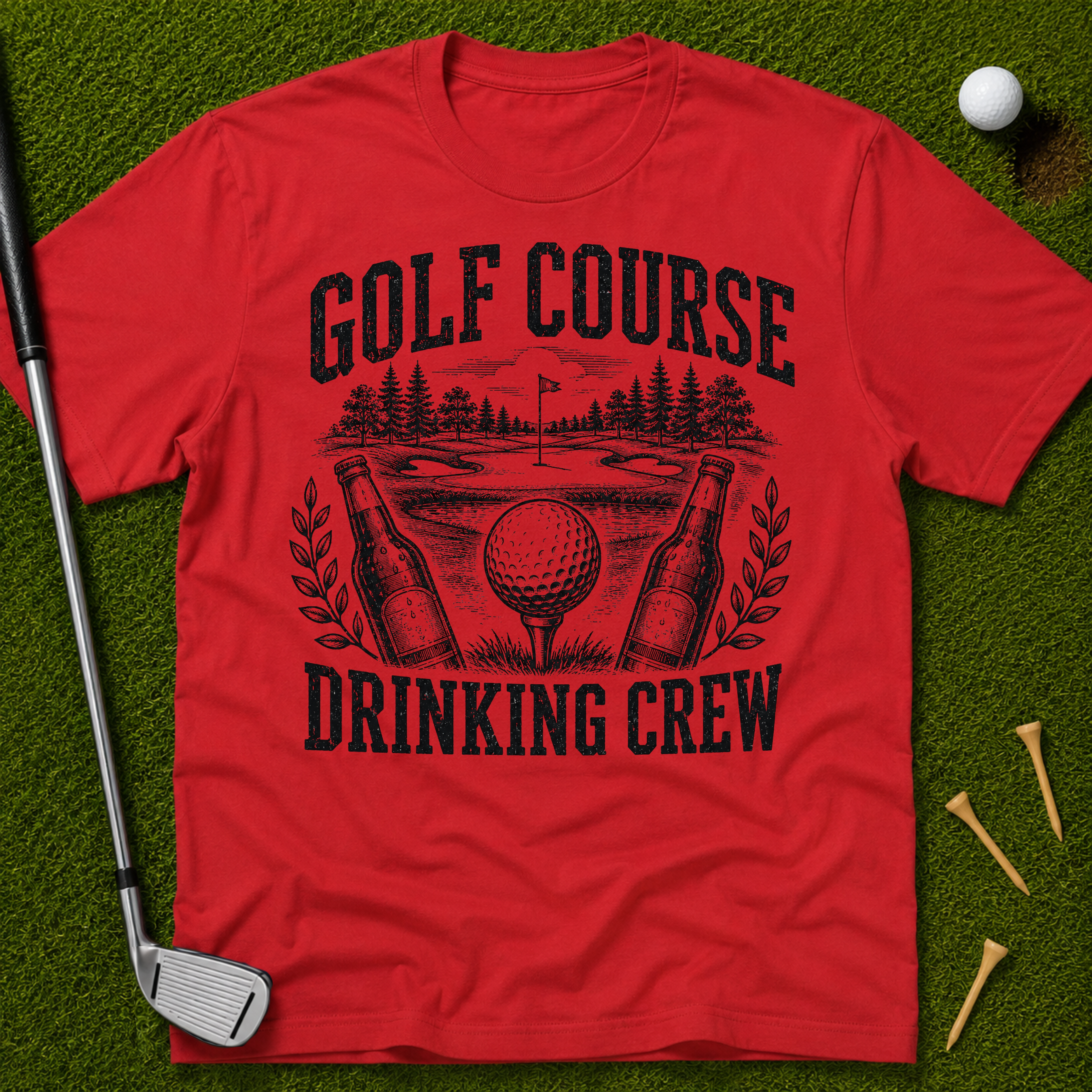 The Golf Course Drinking Crew T-Shirt